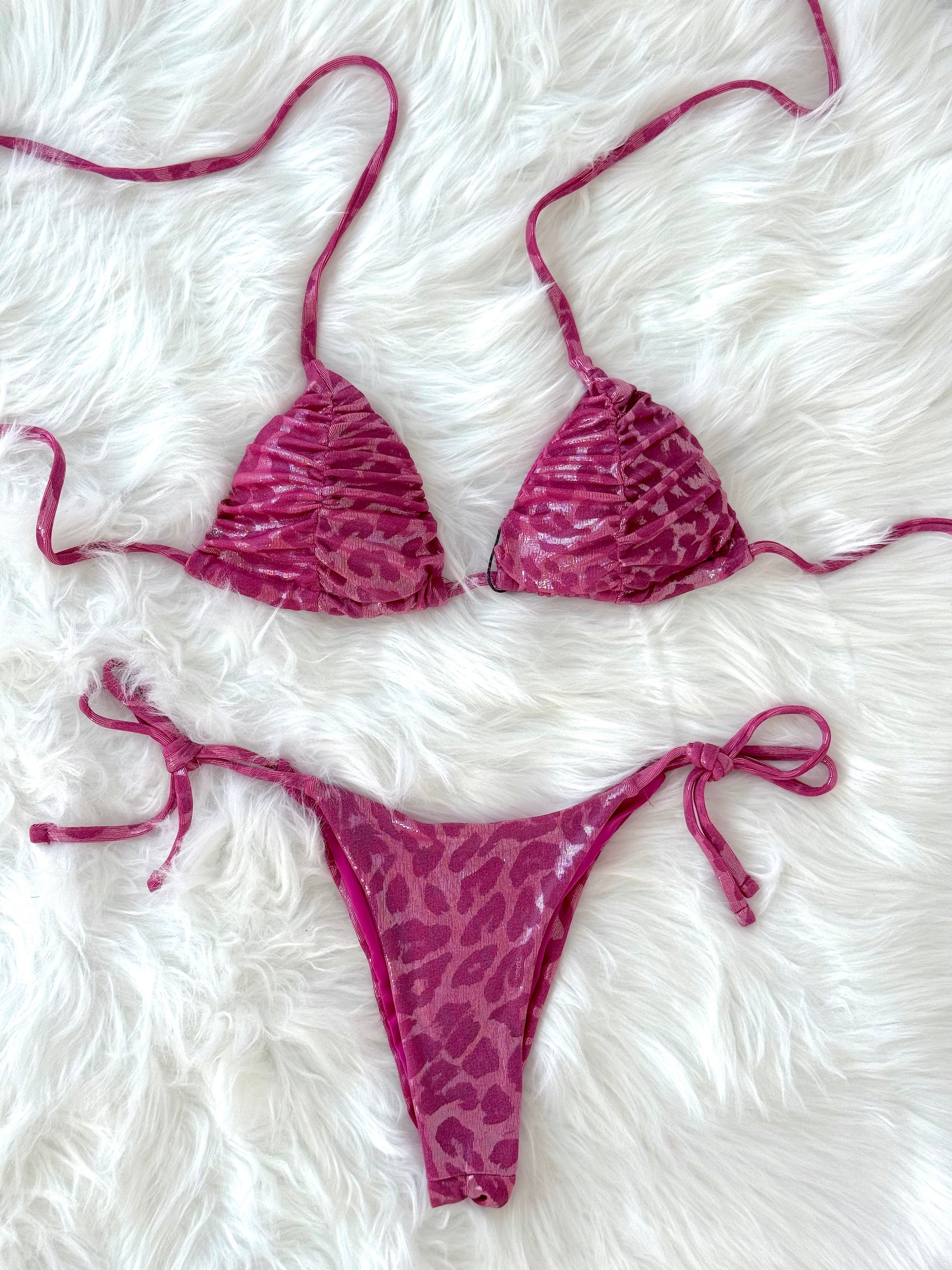 BIKINI METALLIC ANIMALIER