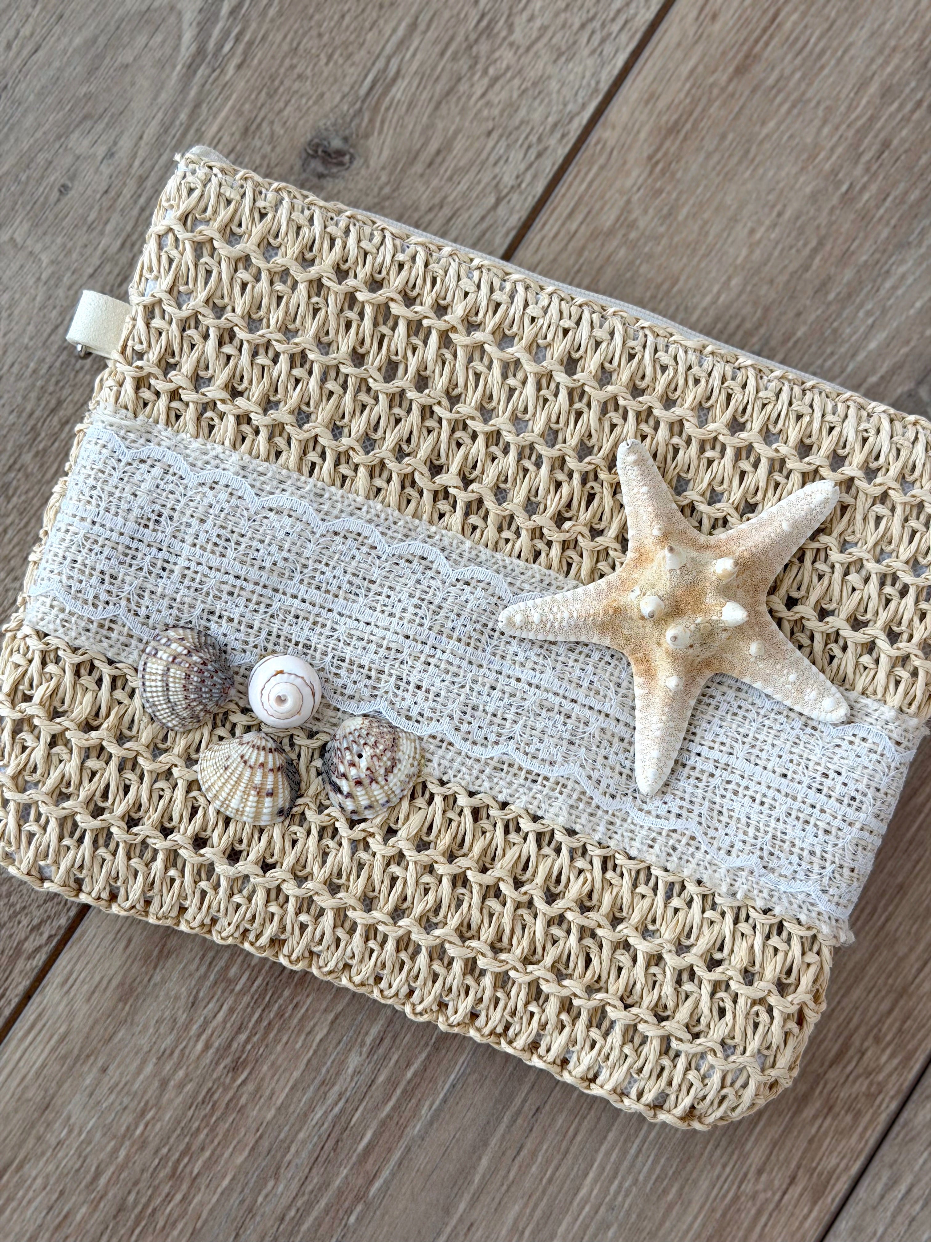 POCHETTE RAFIA & CONCHIGLIE