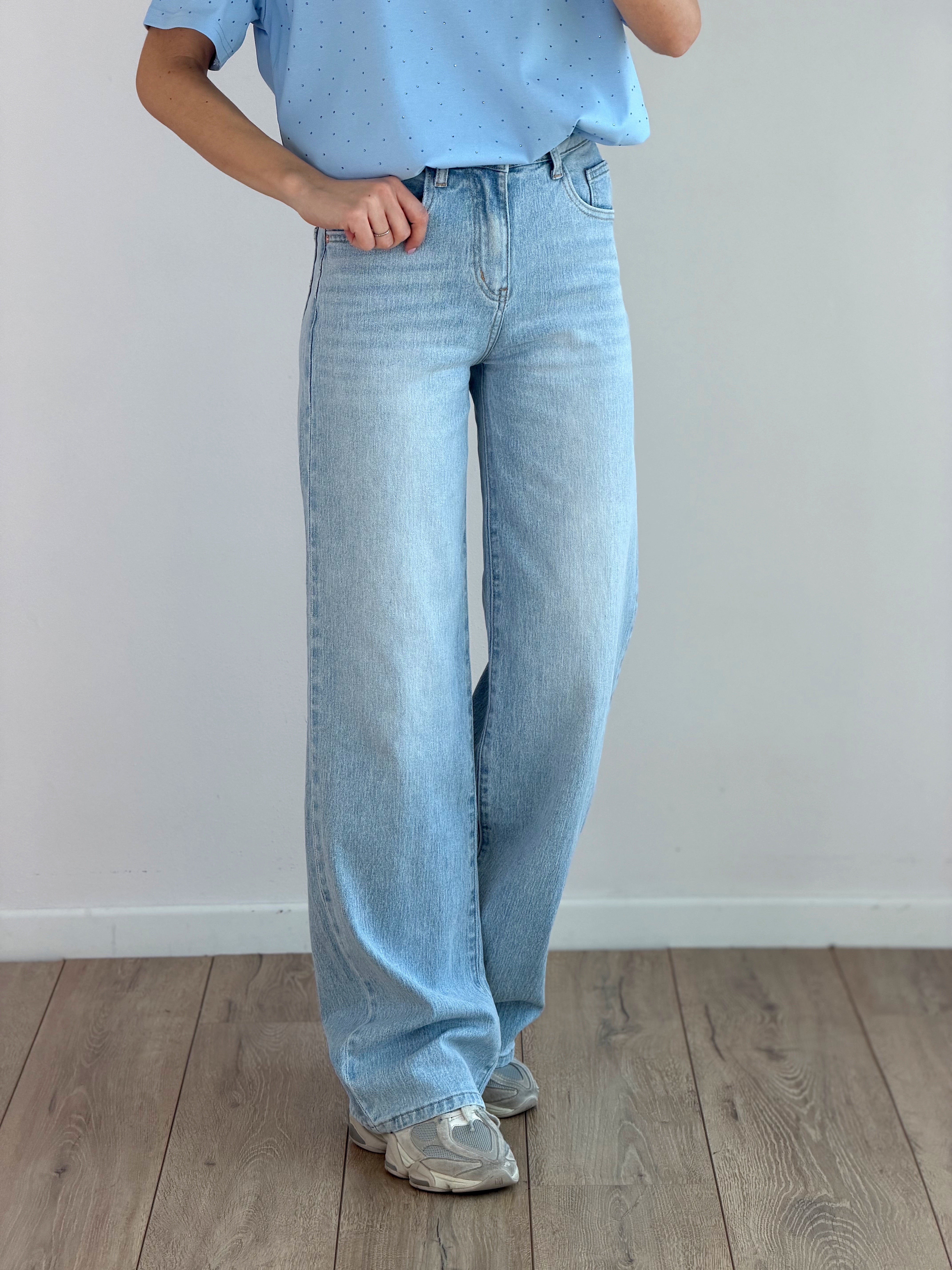 DENIM LONG WIDE LEG