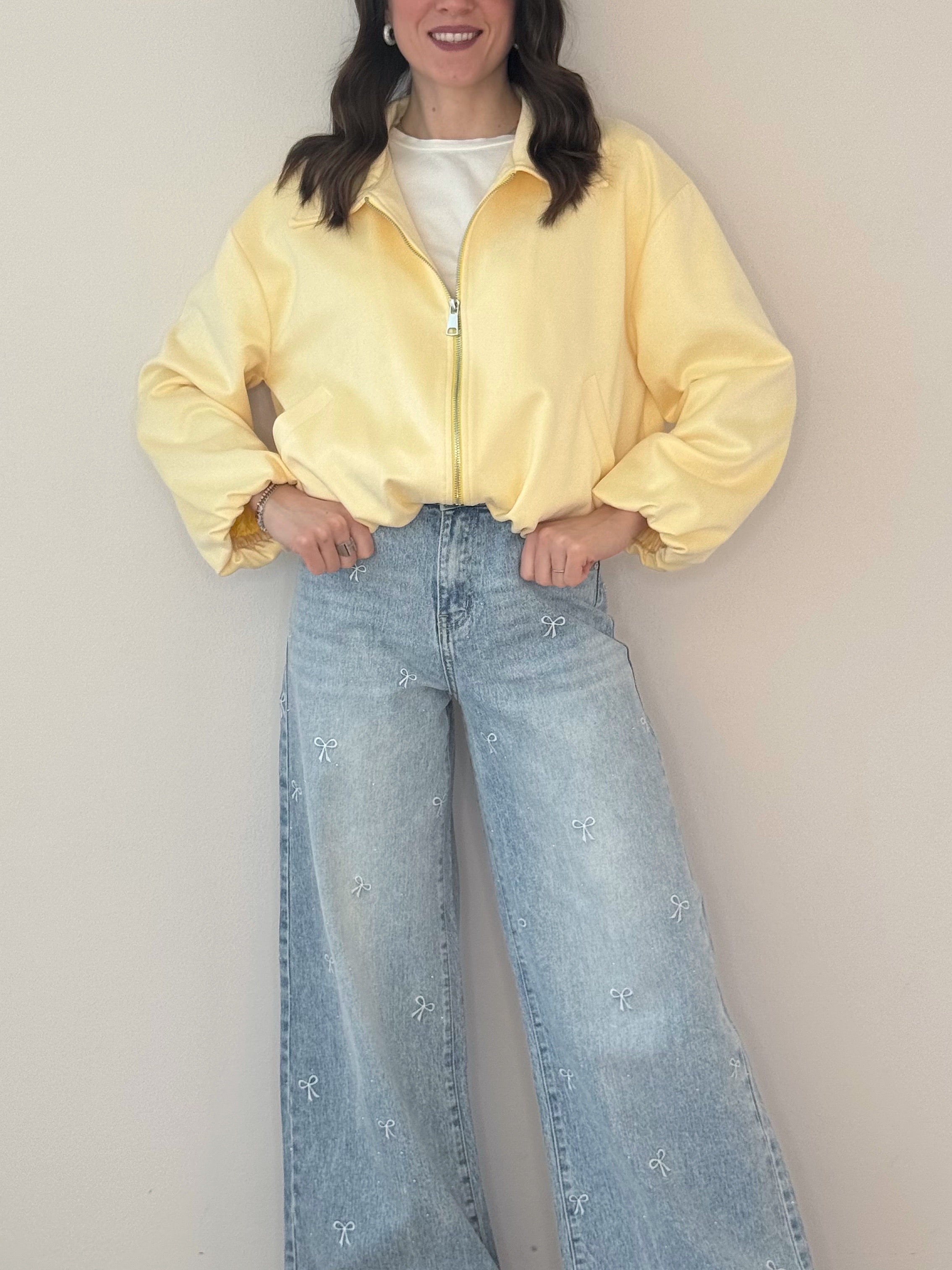 BOMBER ECO CAMOSCIO