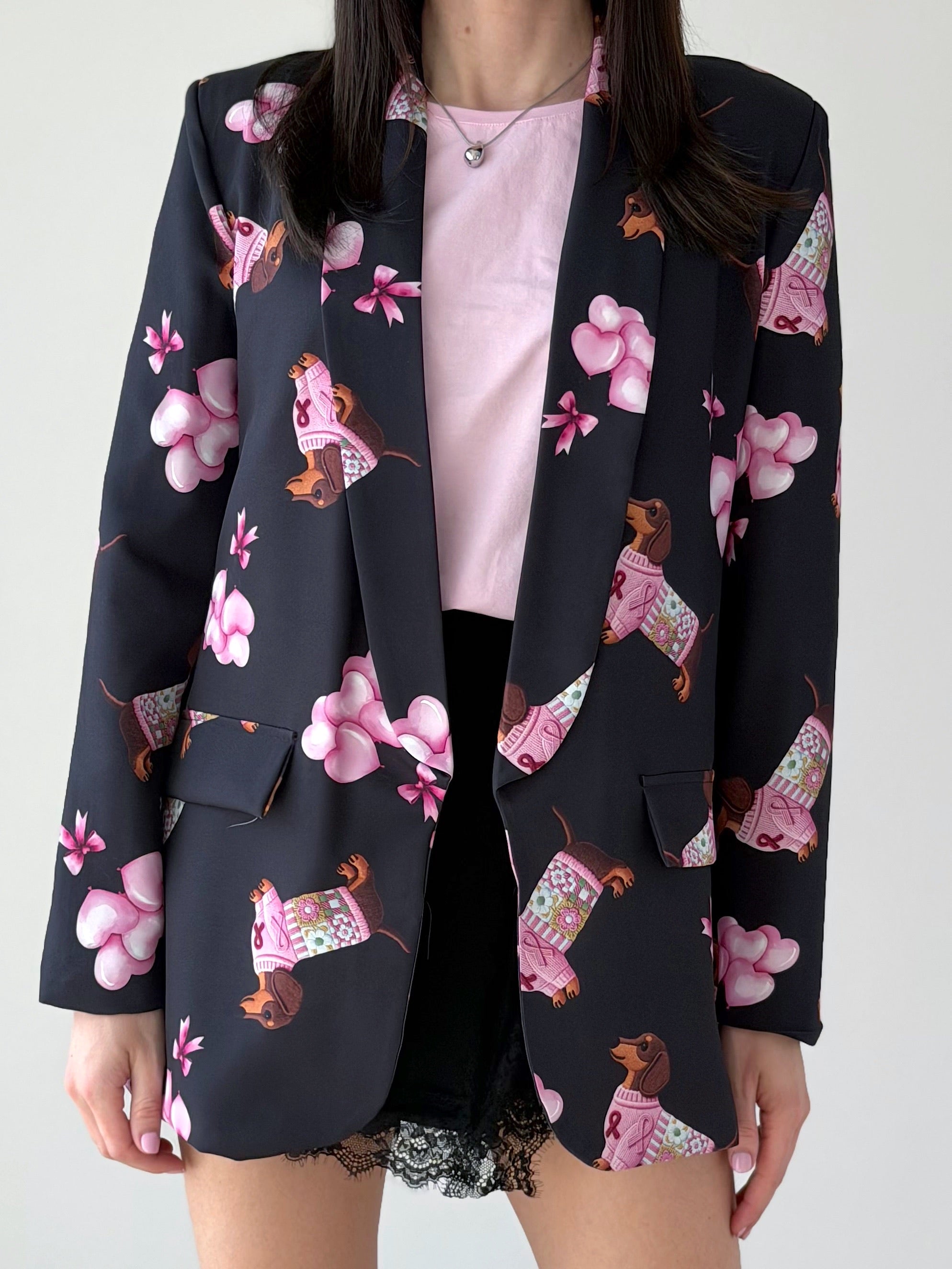GIACCA BASSOTTO PINK
