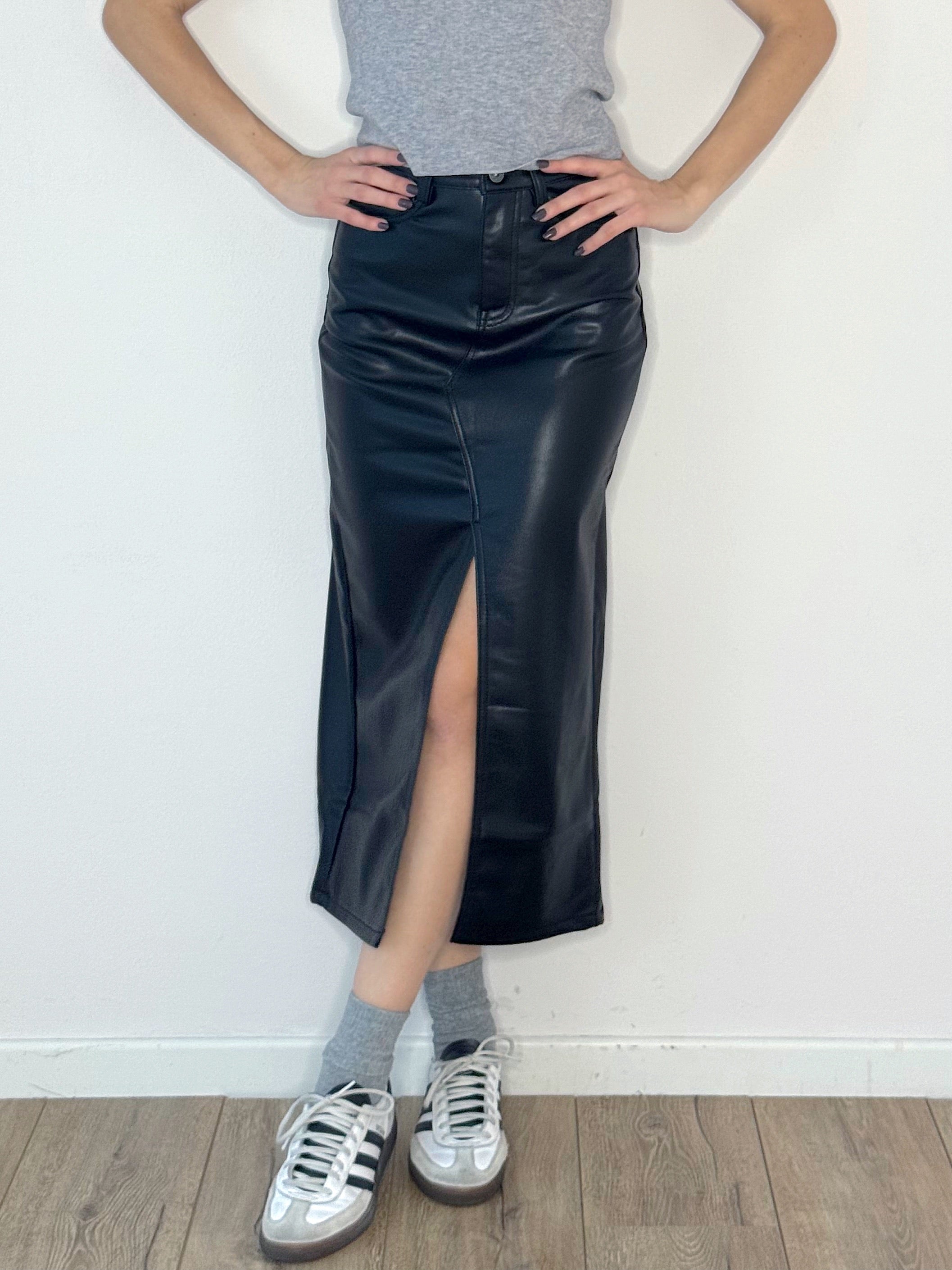 GONNA ECOPELLE CON SPACCO