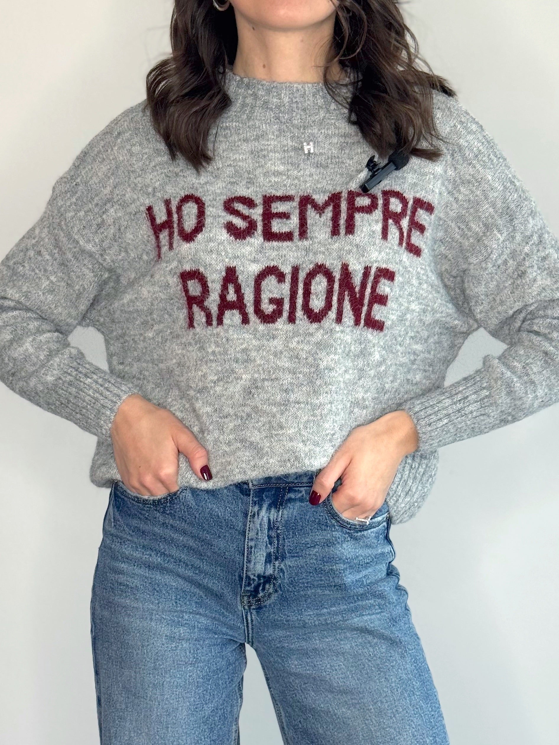 MAGLIONE “ HO SEMPRE RAGIONE “