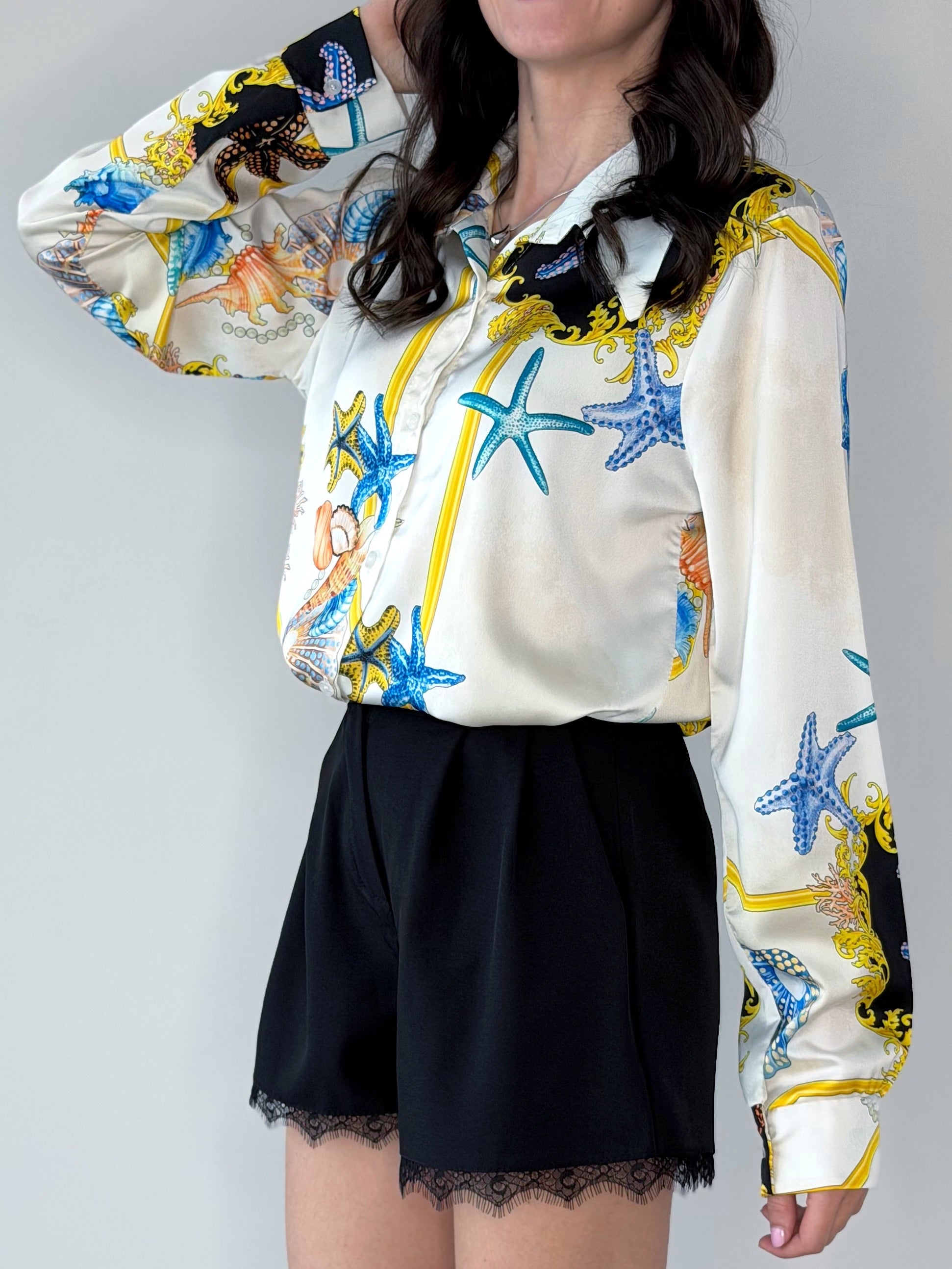 SHORTS DETTAGLI PIZZO