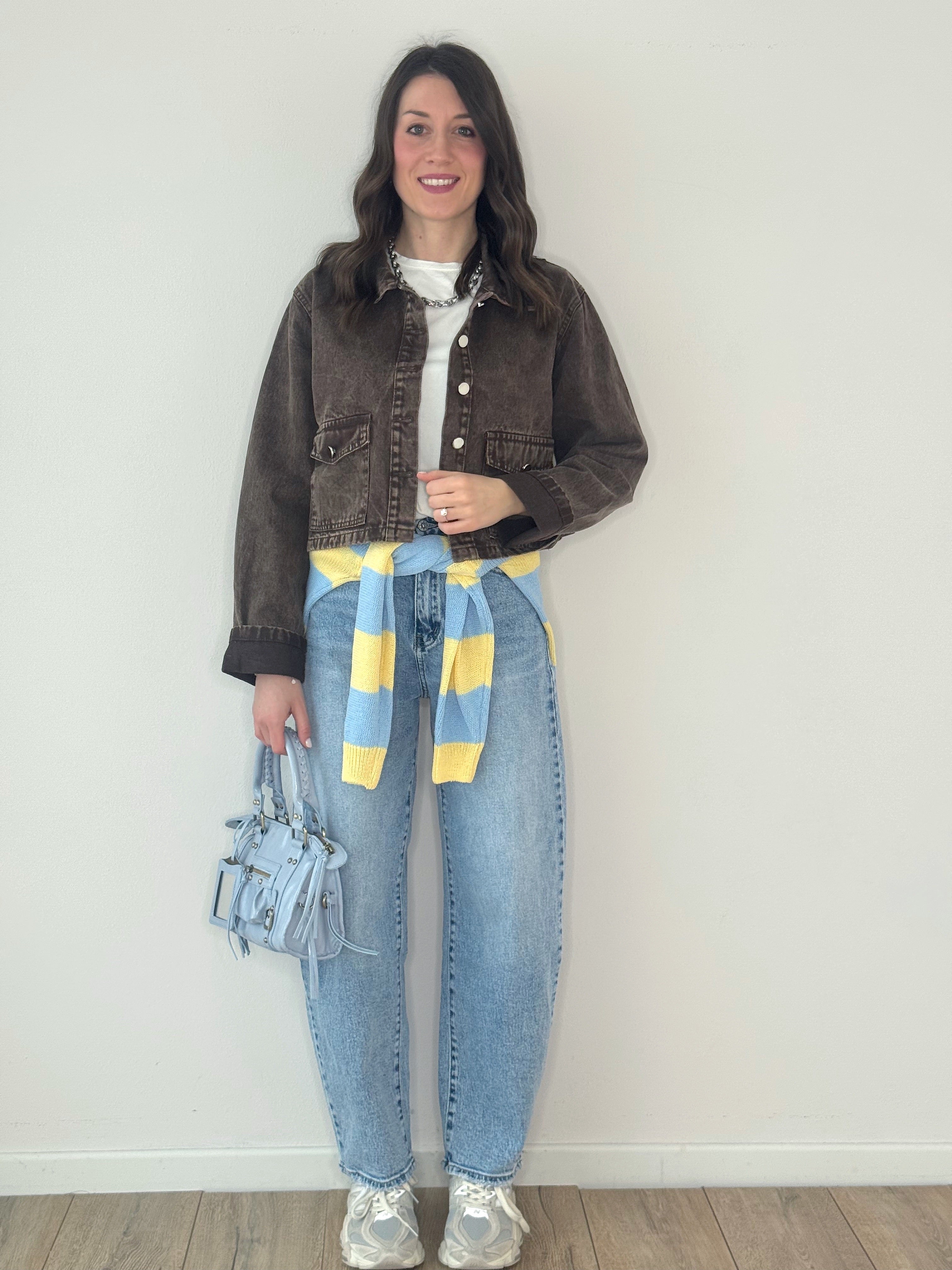 GIACCHINO DENIM MARRONE