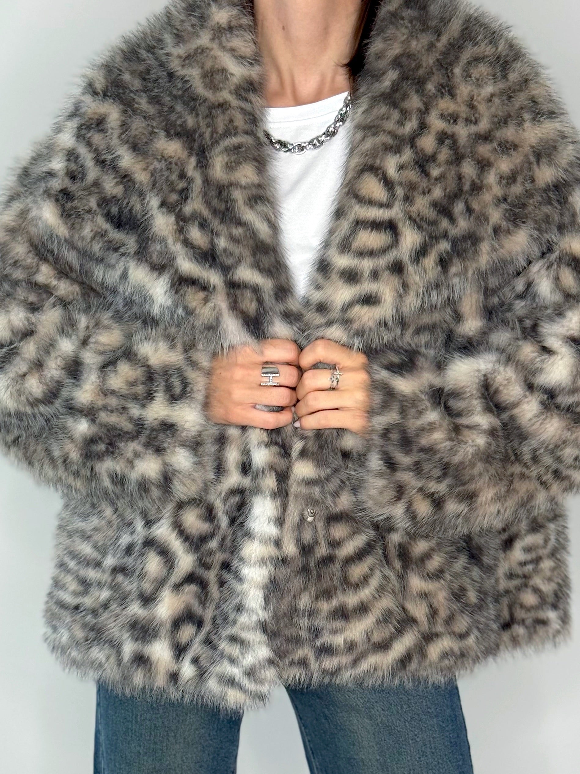 ECO PELLICCIA ANIMALIER