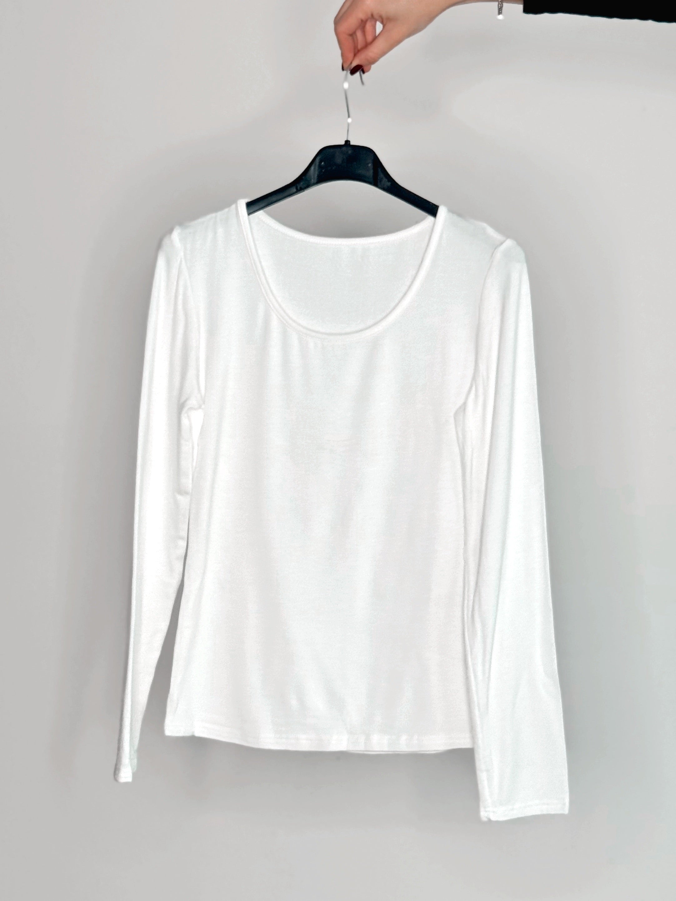 MAGLIONCINO GIROCOLLO FELPATO ALL’INTERNO