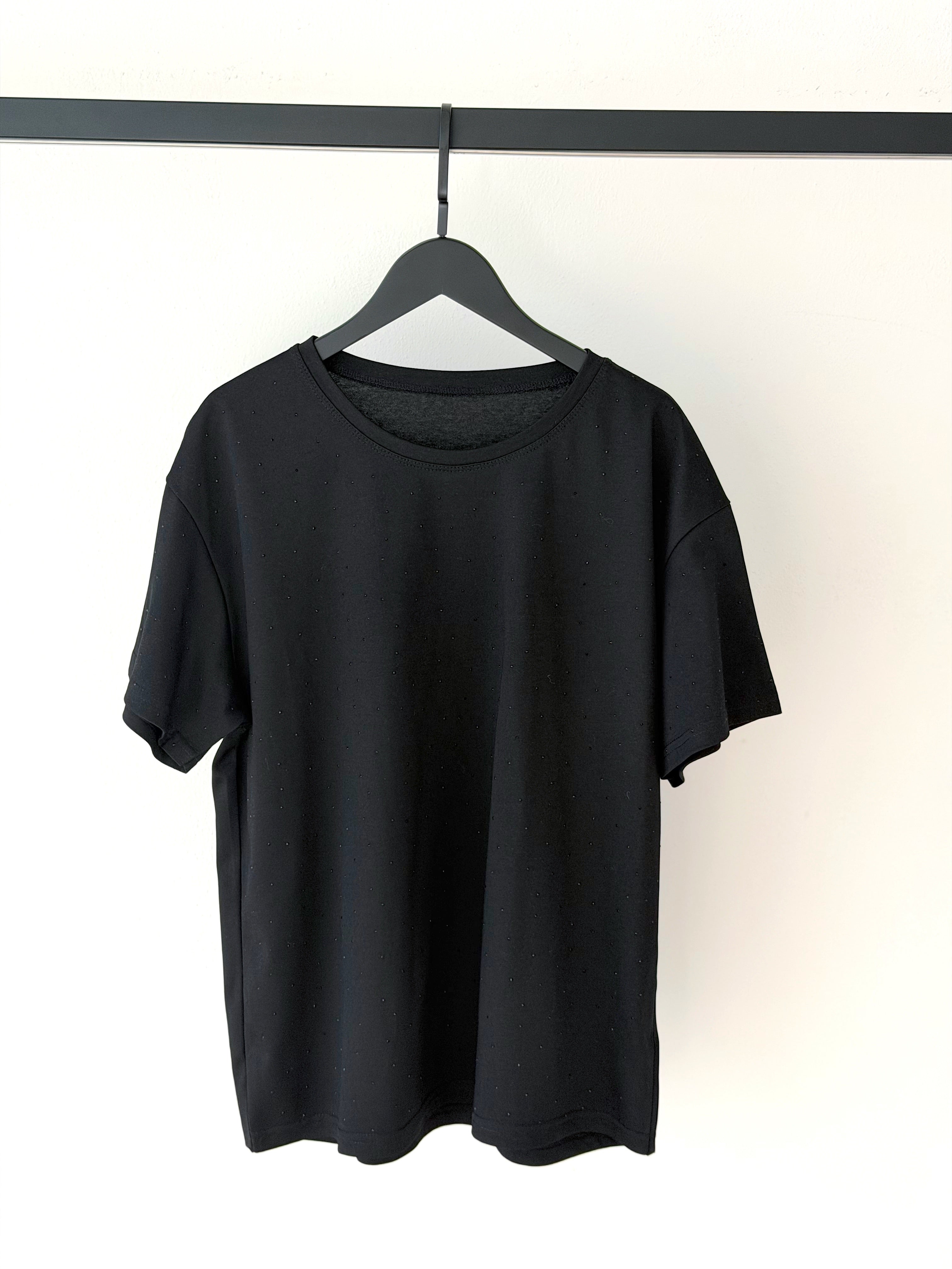 T-SHIRT OVER CON STRASS