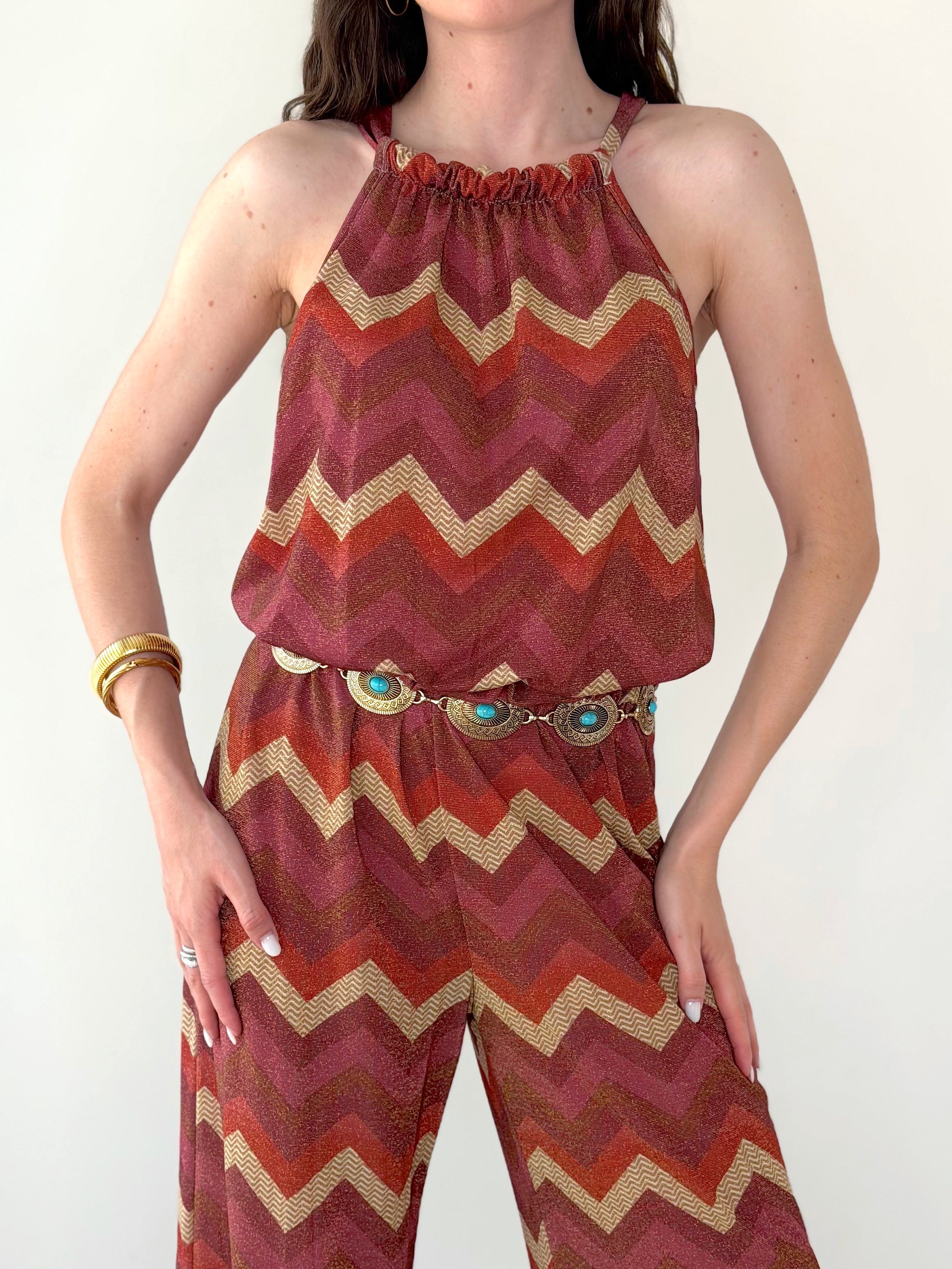 COORDINATO ZIG ZAG LUREX
