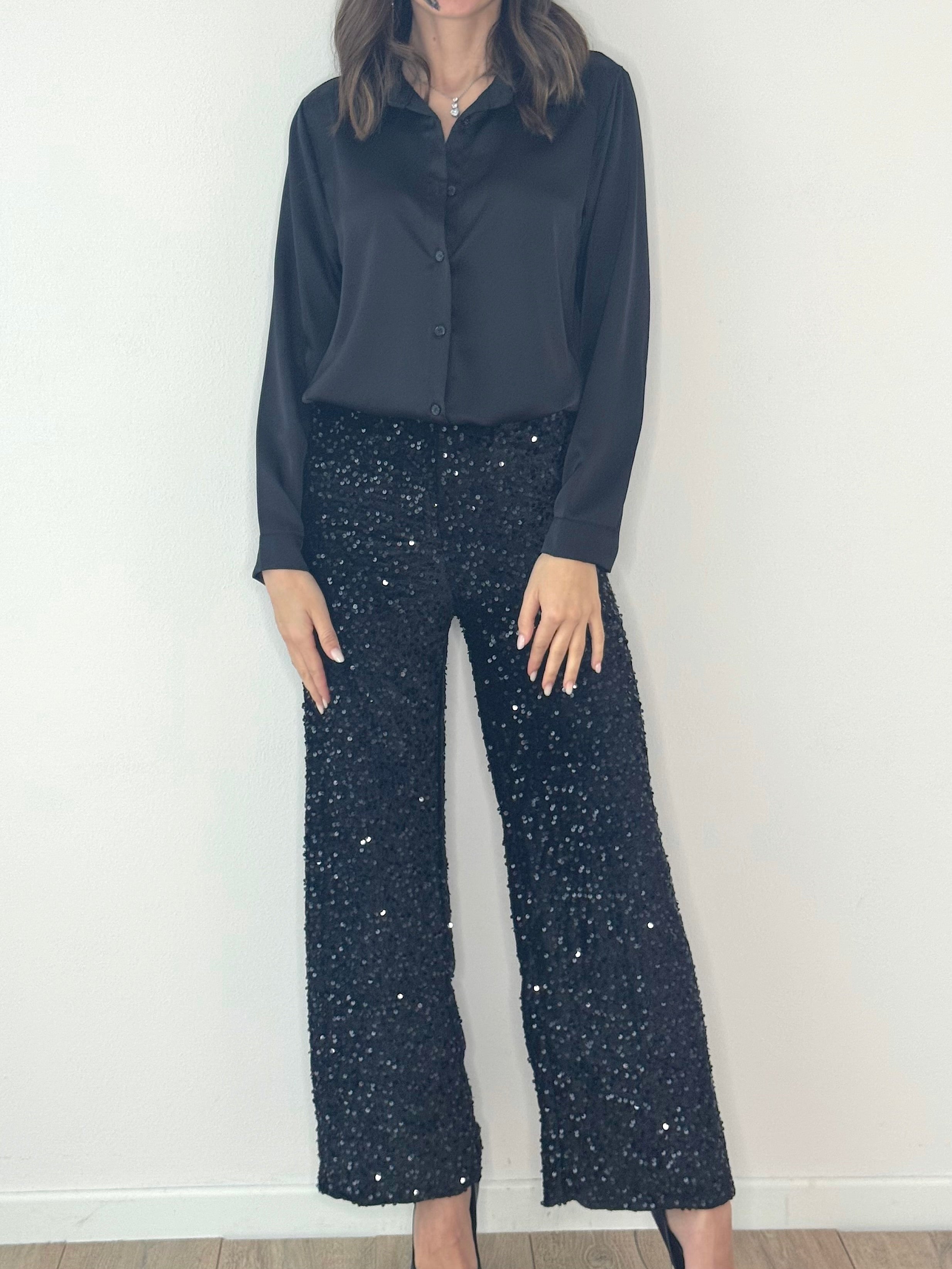 PANTALONE CINIGLIA & PAILETTES