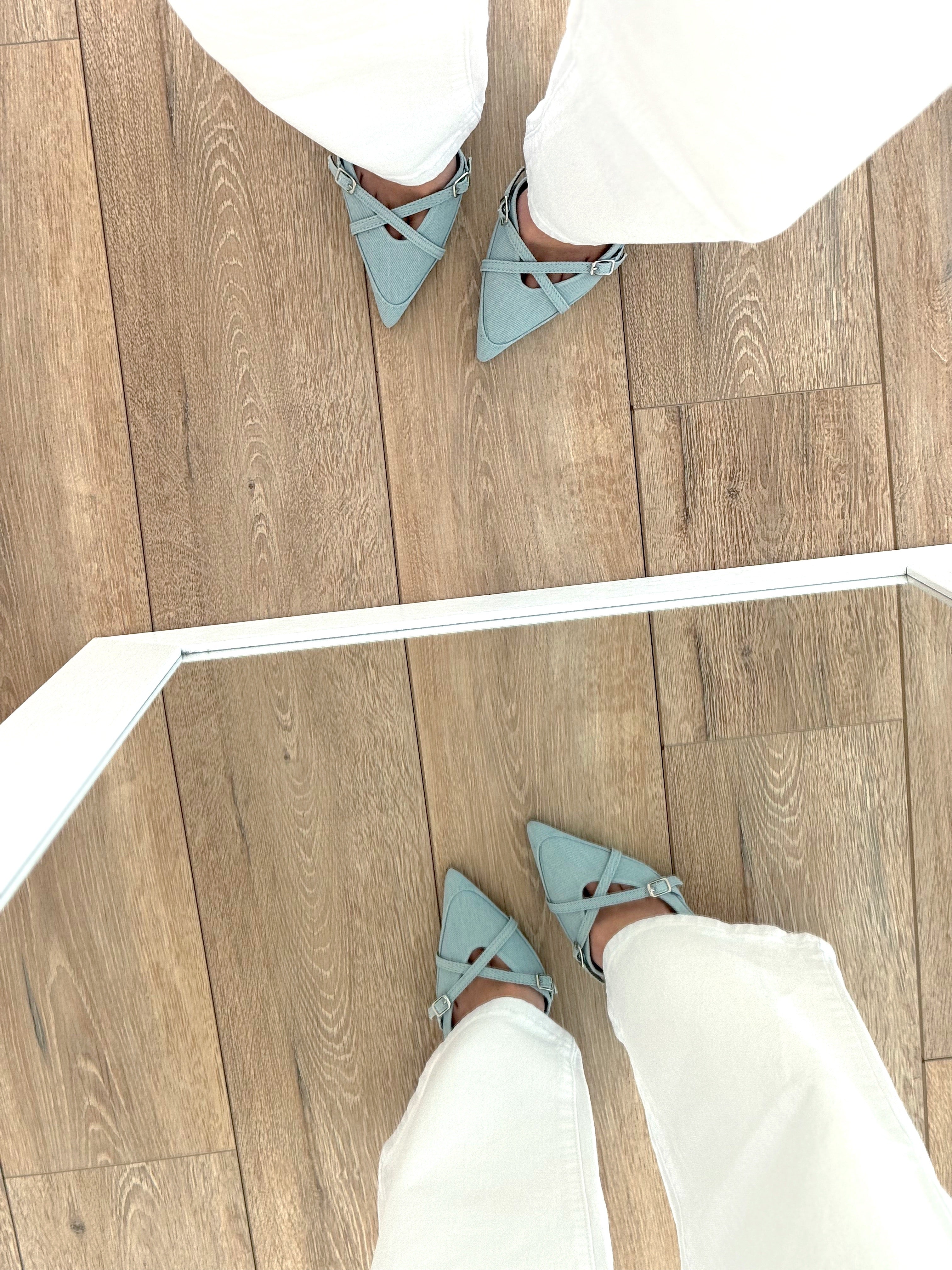 Slingback Denim