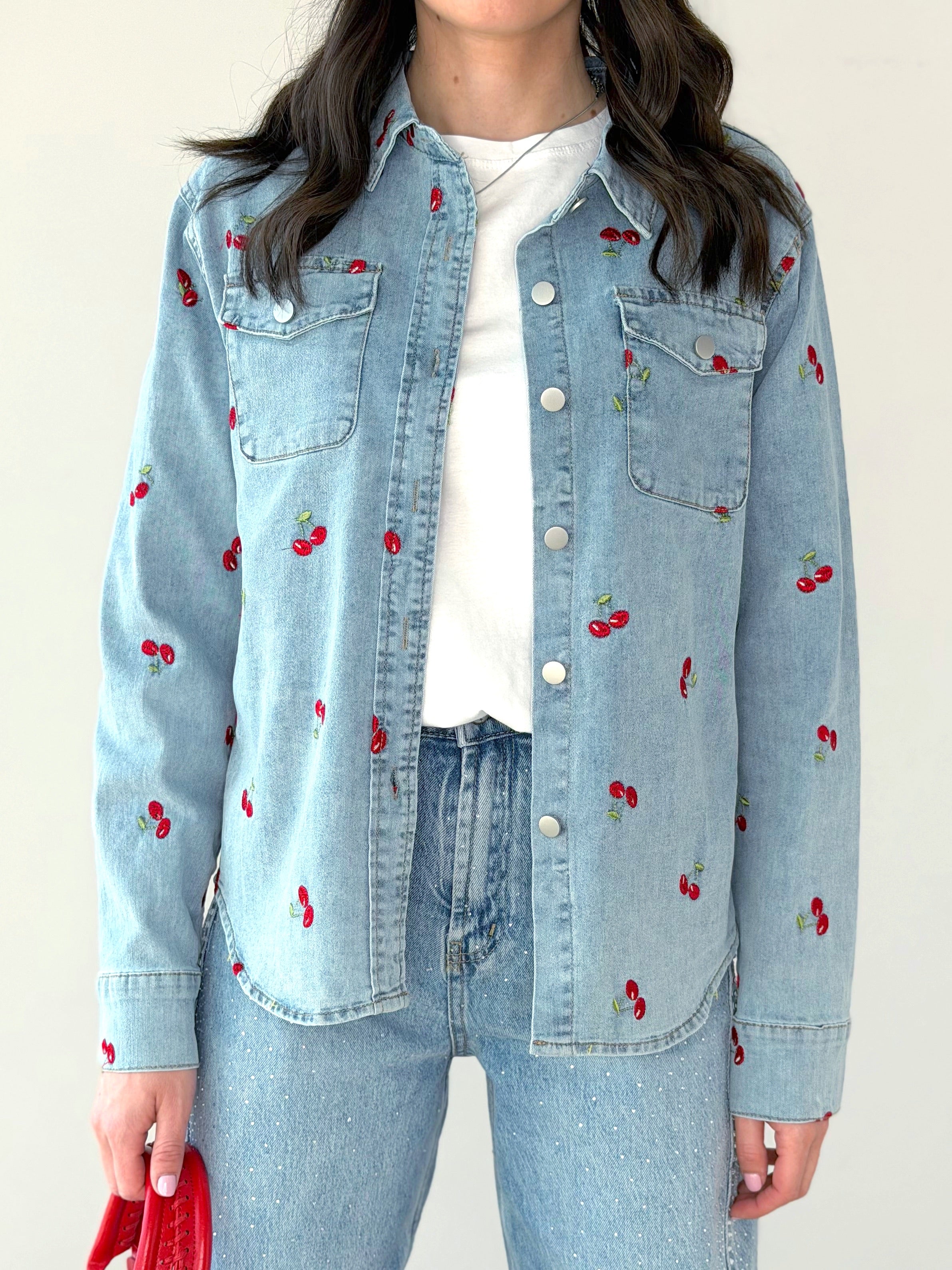 CAMICIA DENIM CHERRY 🍒
