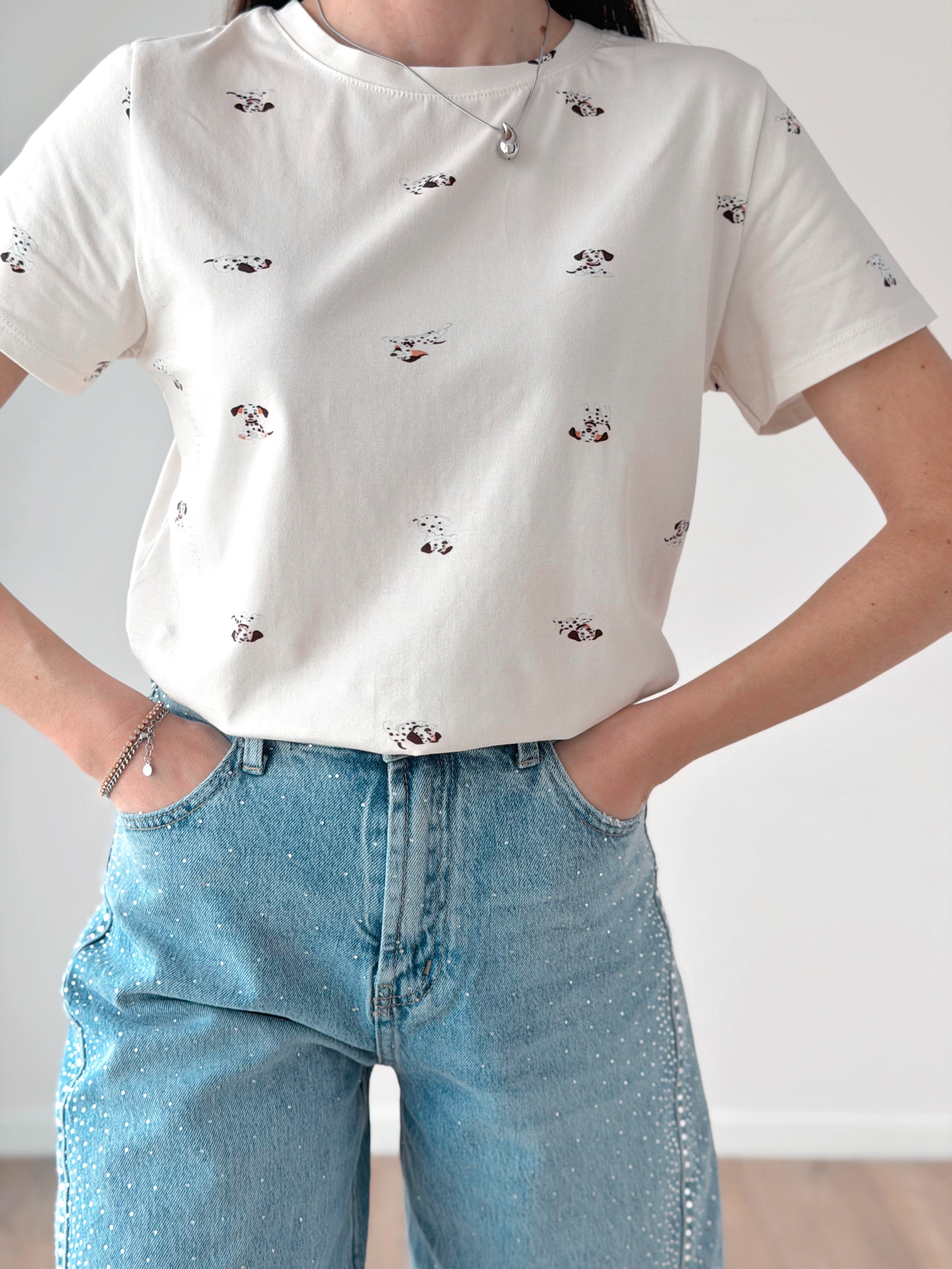 TSHIRT MINI DALMATA