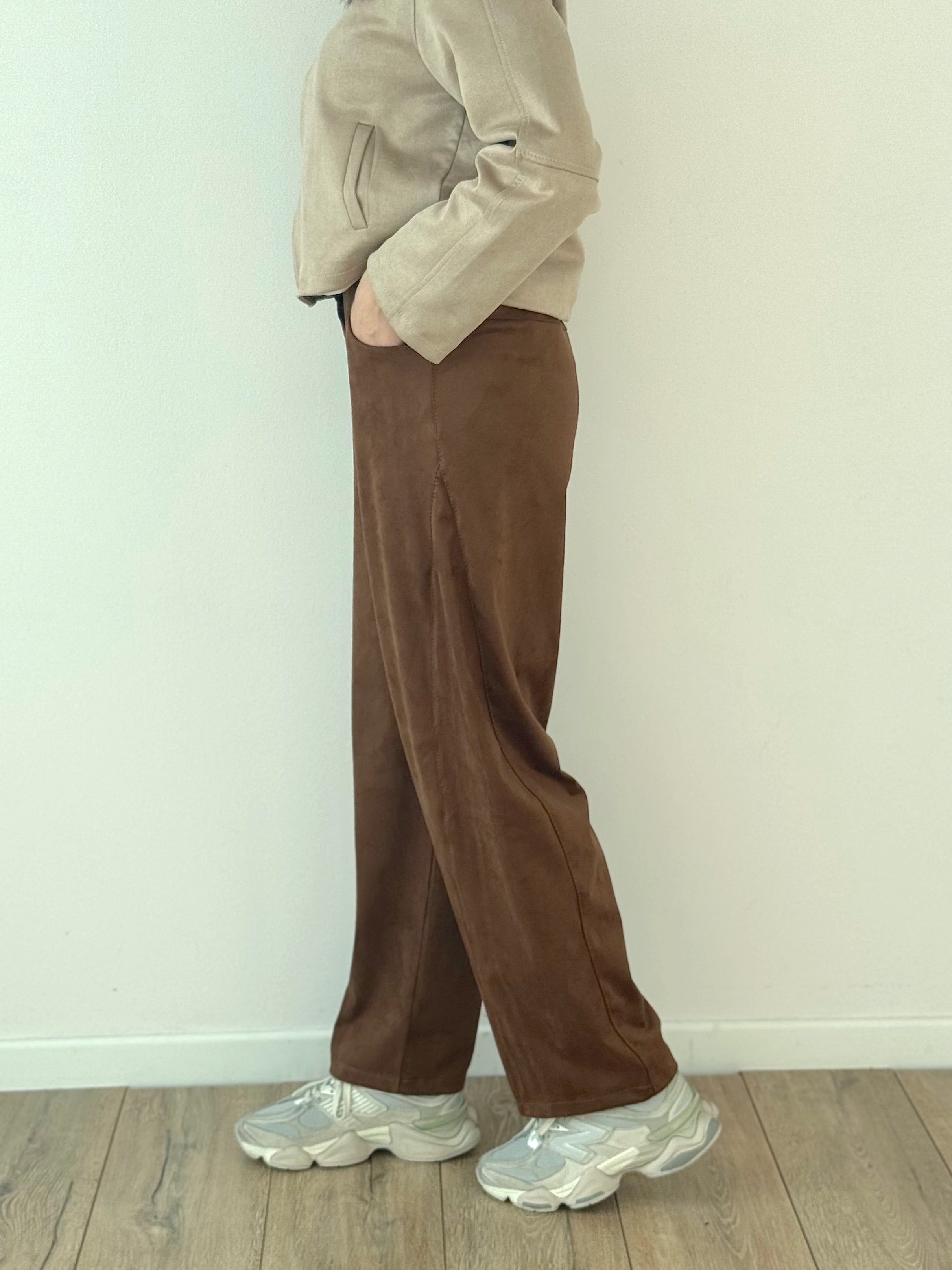 PANTALONE BALLOON ECO CAMOSCIO