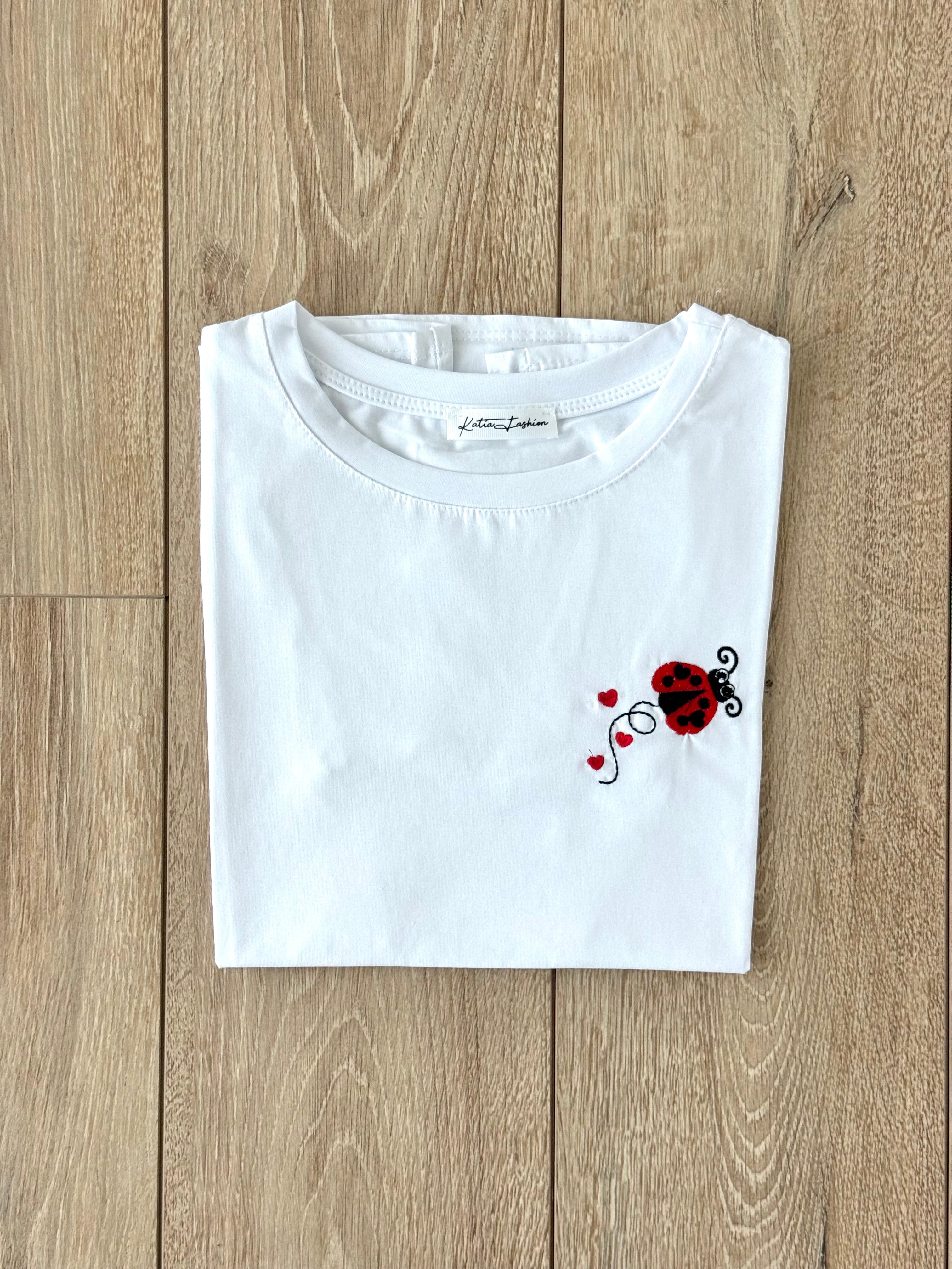 TSHIRT FANTASIA RICAMATA