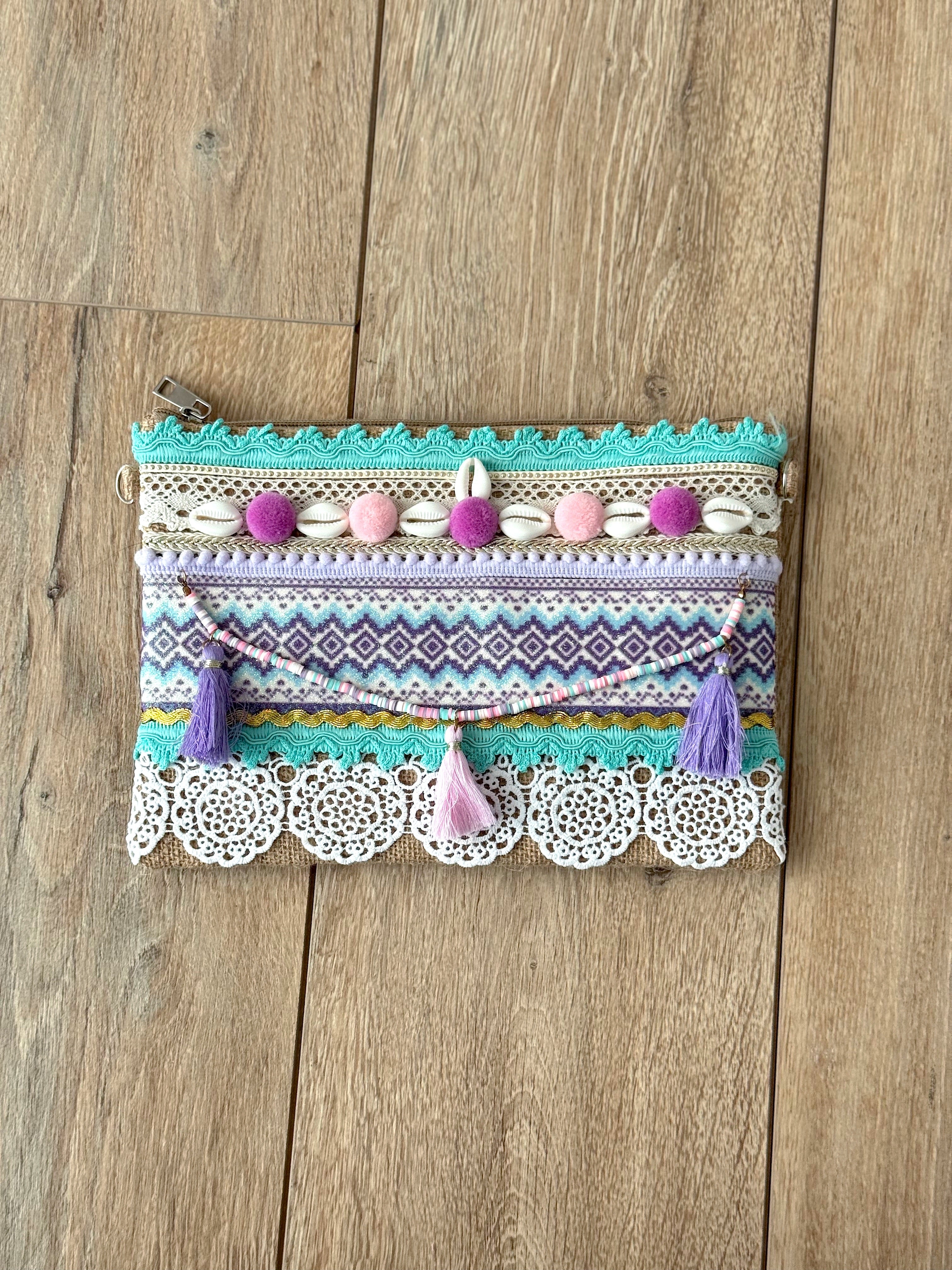 POCHETTE RAFIA & CONCHIGLIE