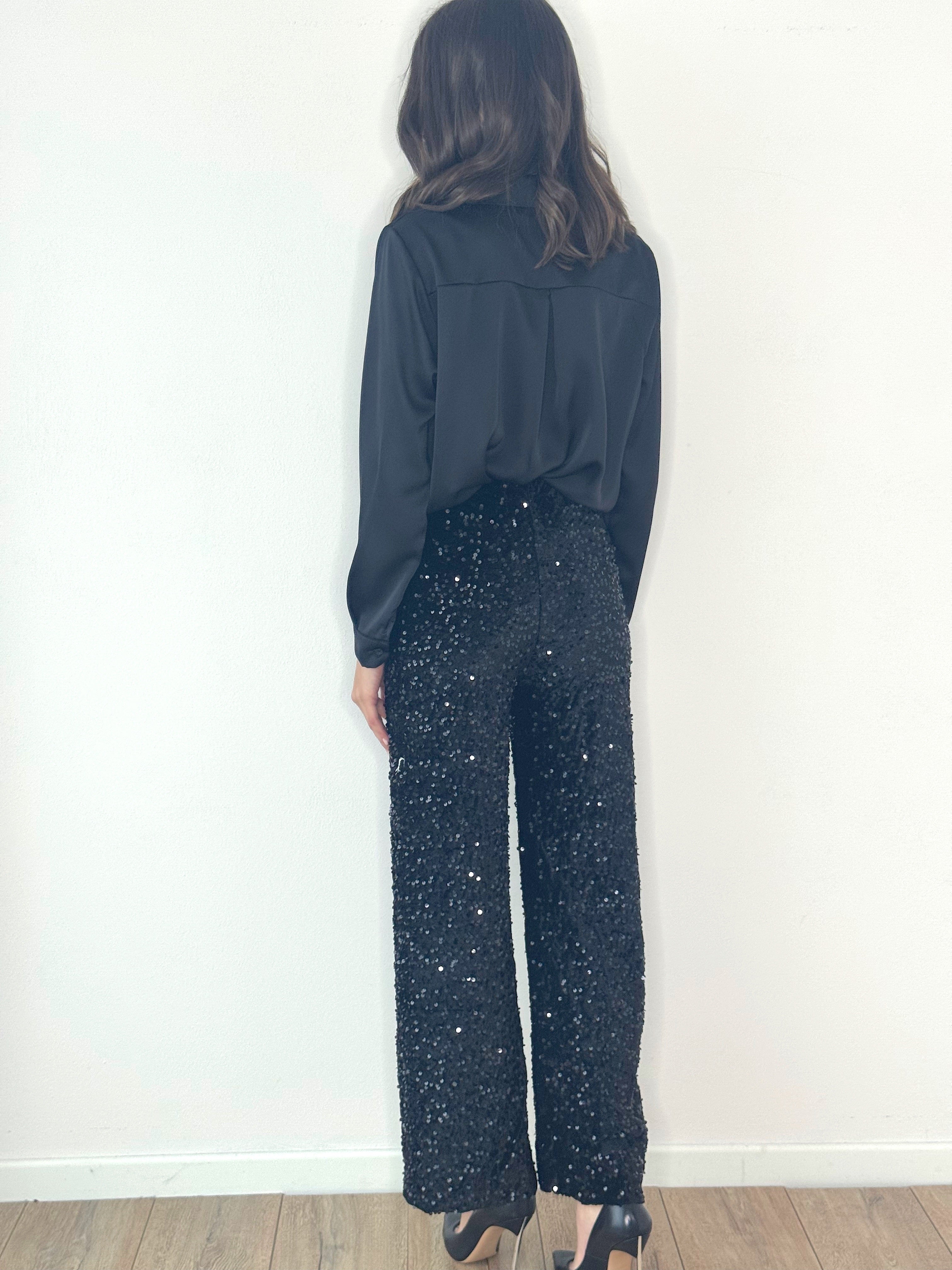 PANTALONE CINIGLIA & PAILETTES
