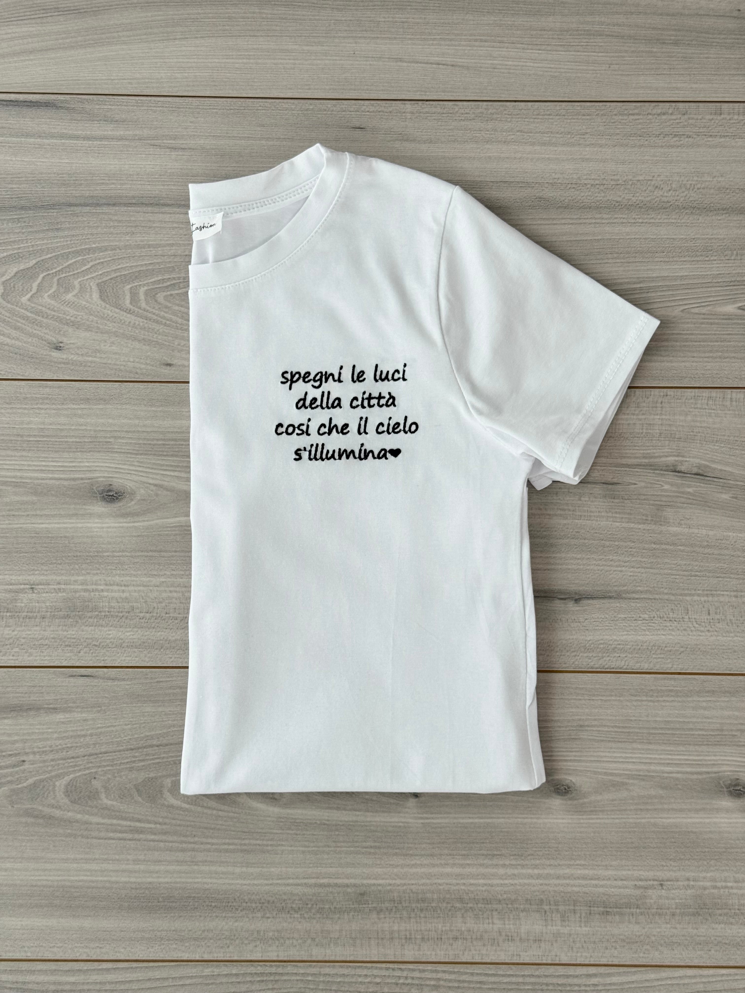 Tshirt con scritte