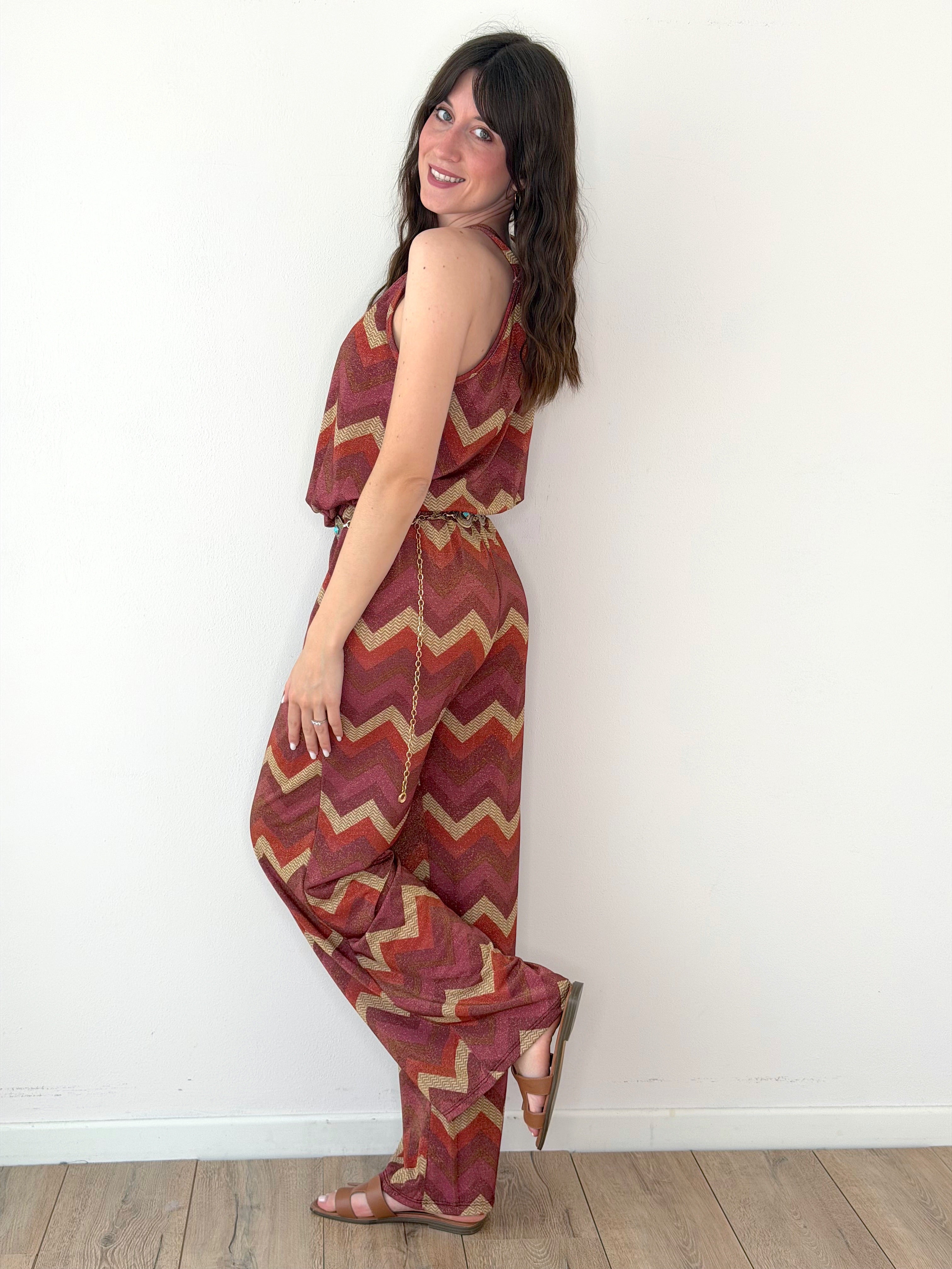 COORDINATO ZIG ZAG LUREX