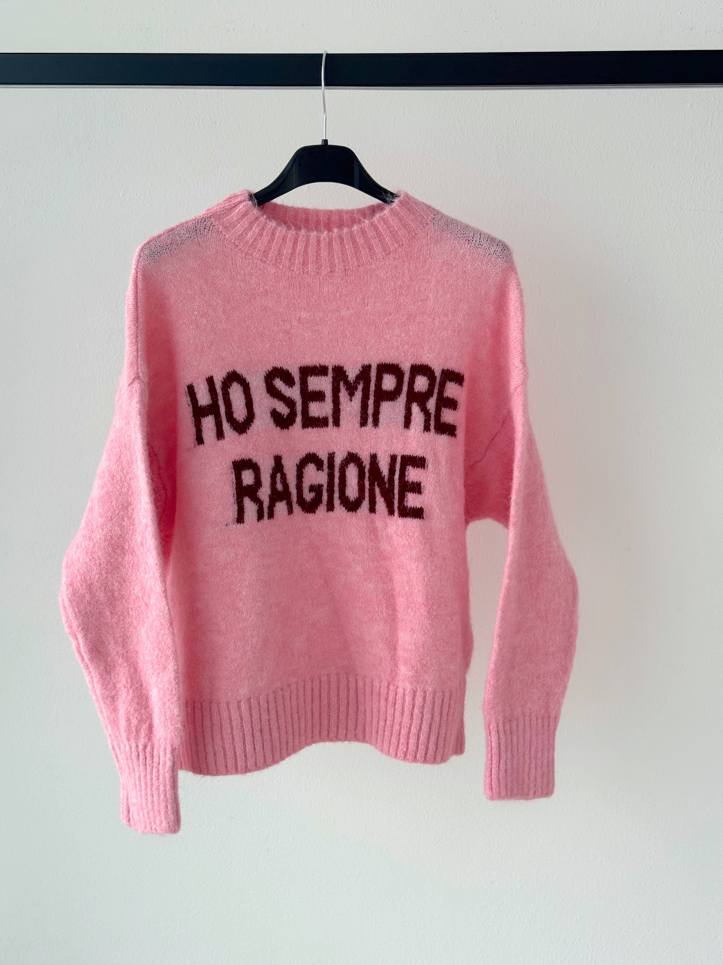 MAGLIONE “ HO SEMPRE RAGIONE “