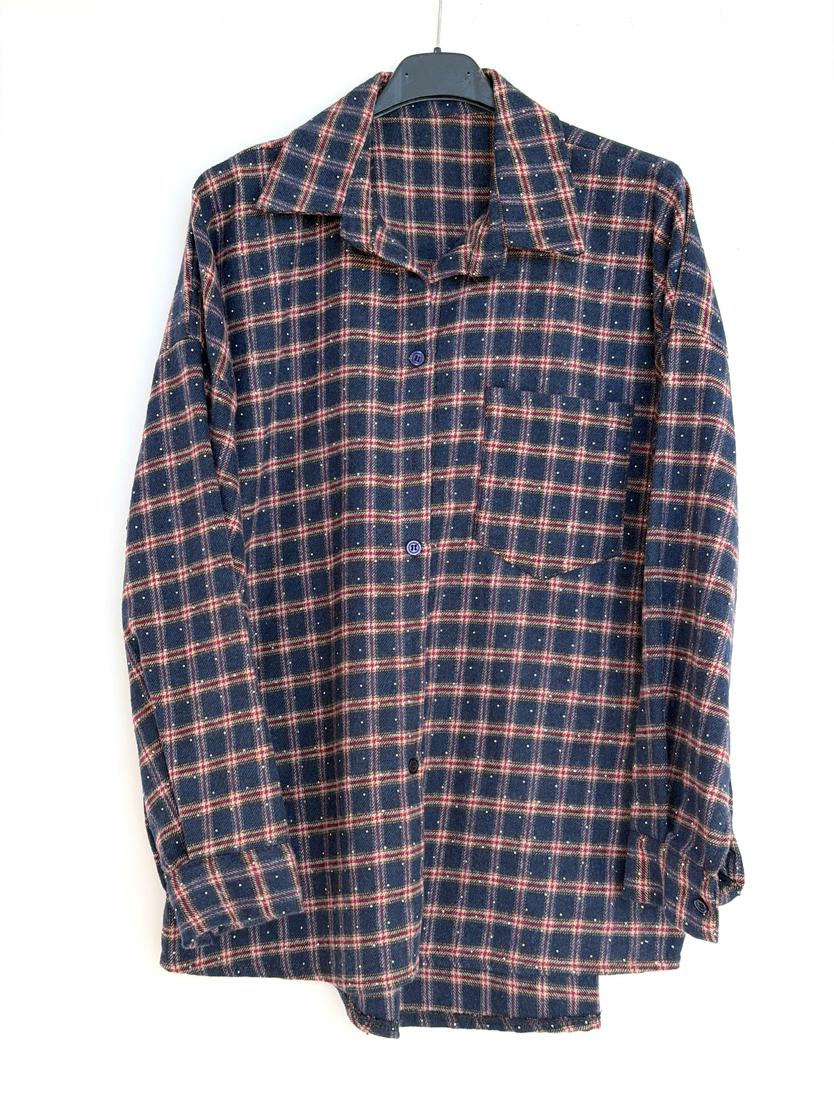 CAMICIA WOOD CON STRASS