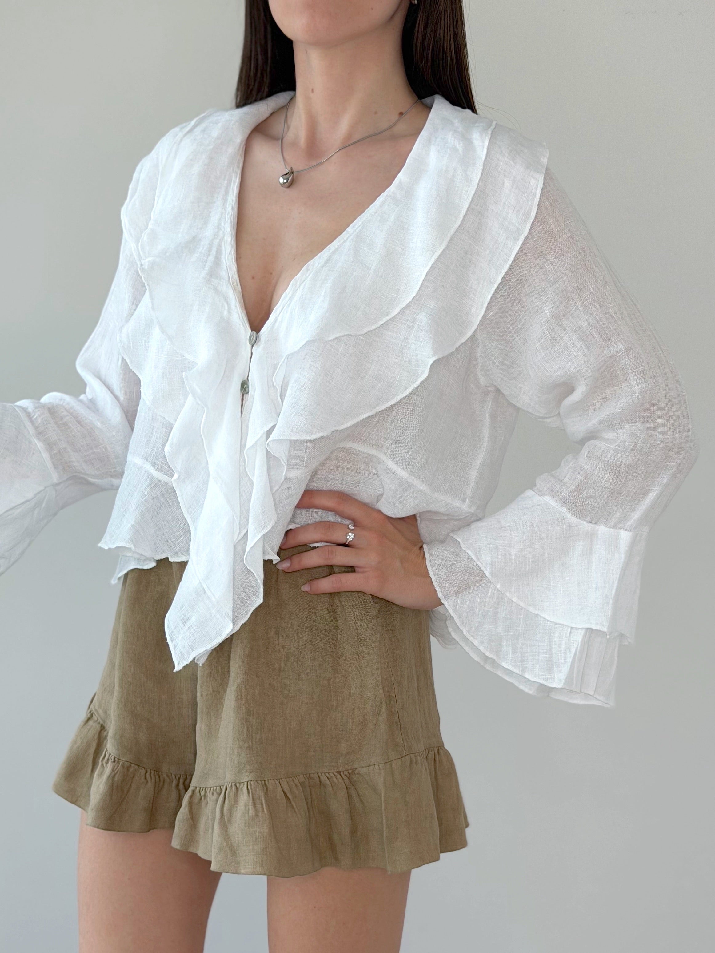 BLUSA VOLLANT 100% LINO