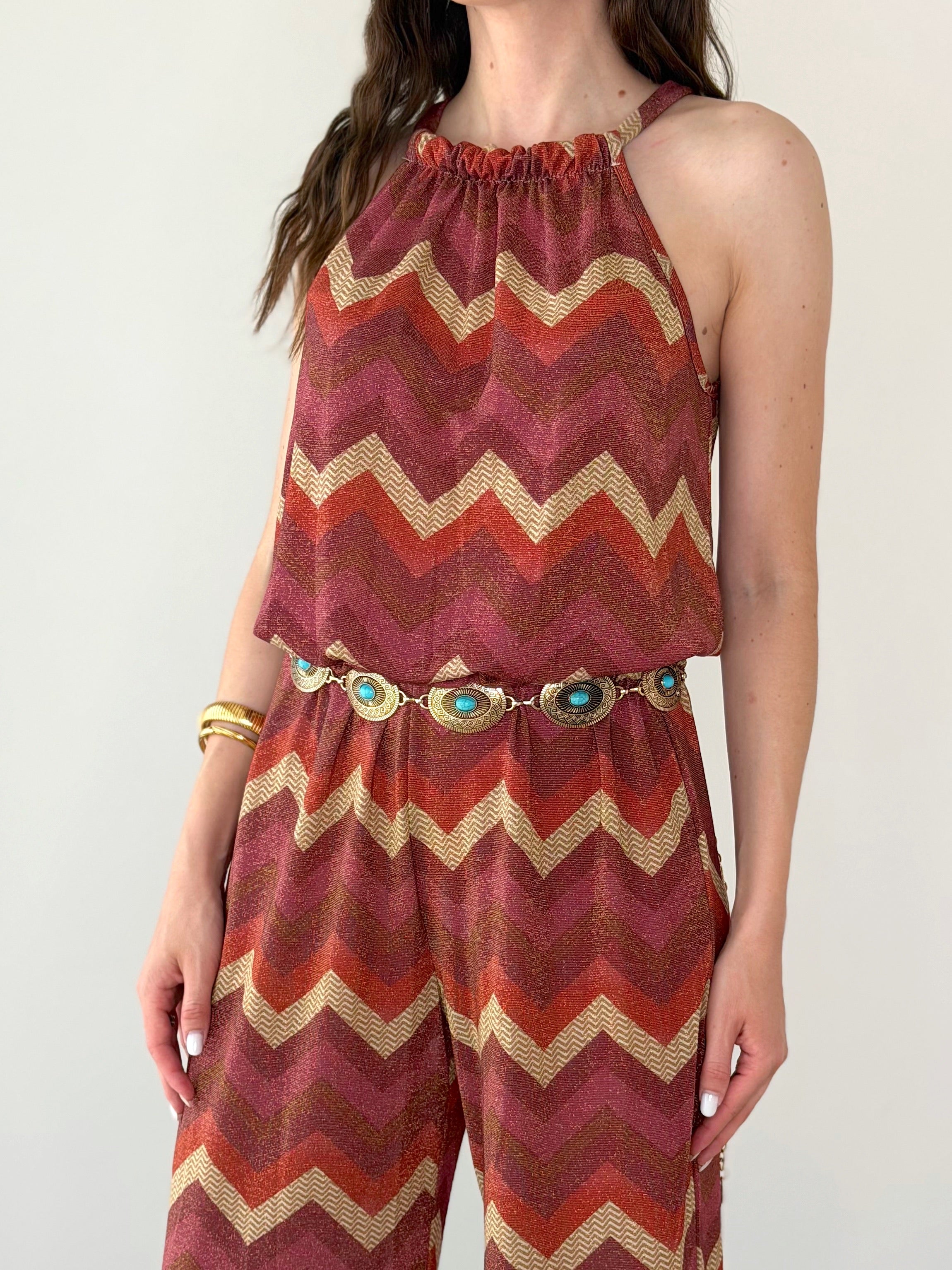 COORDINATO ZIG ZAG LUREX