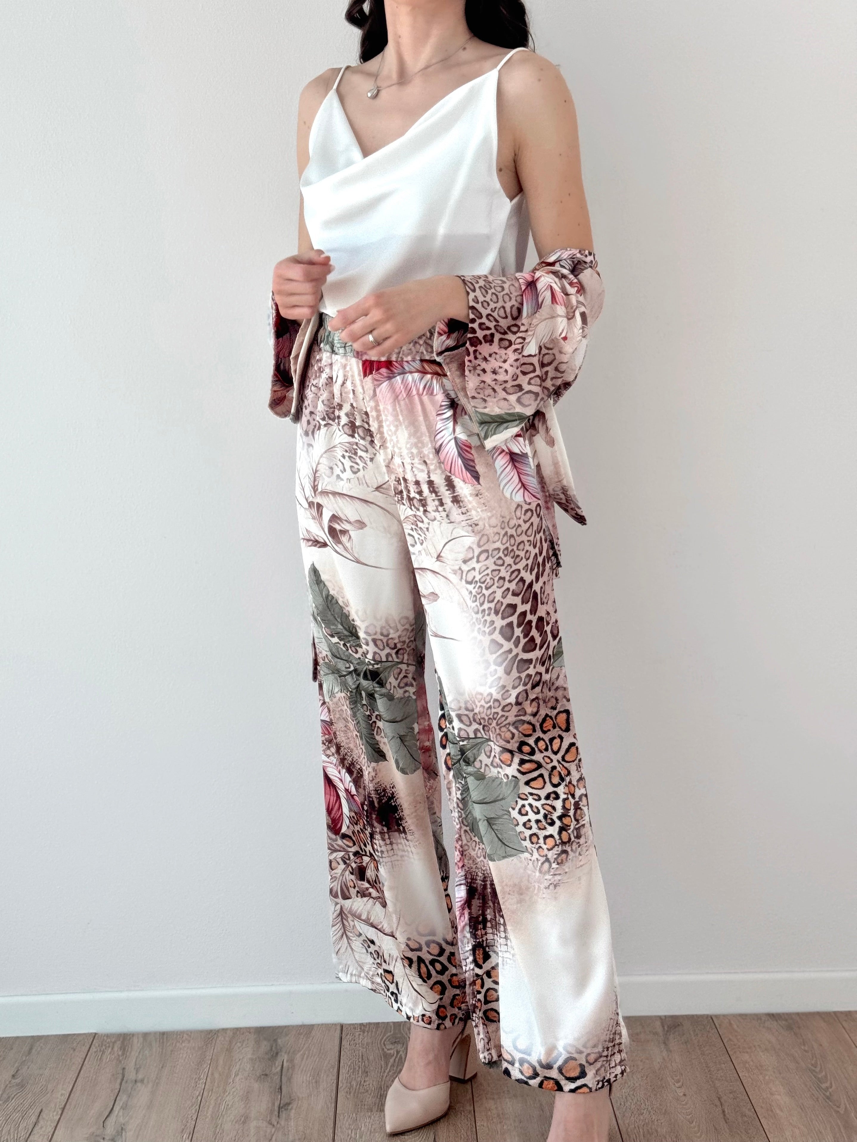 Canottiera Bianca Raso