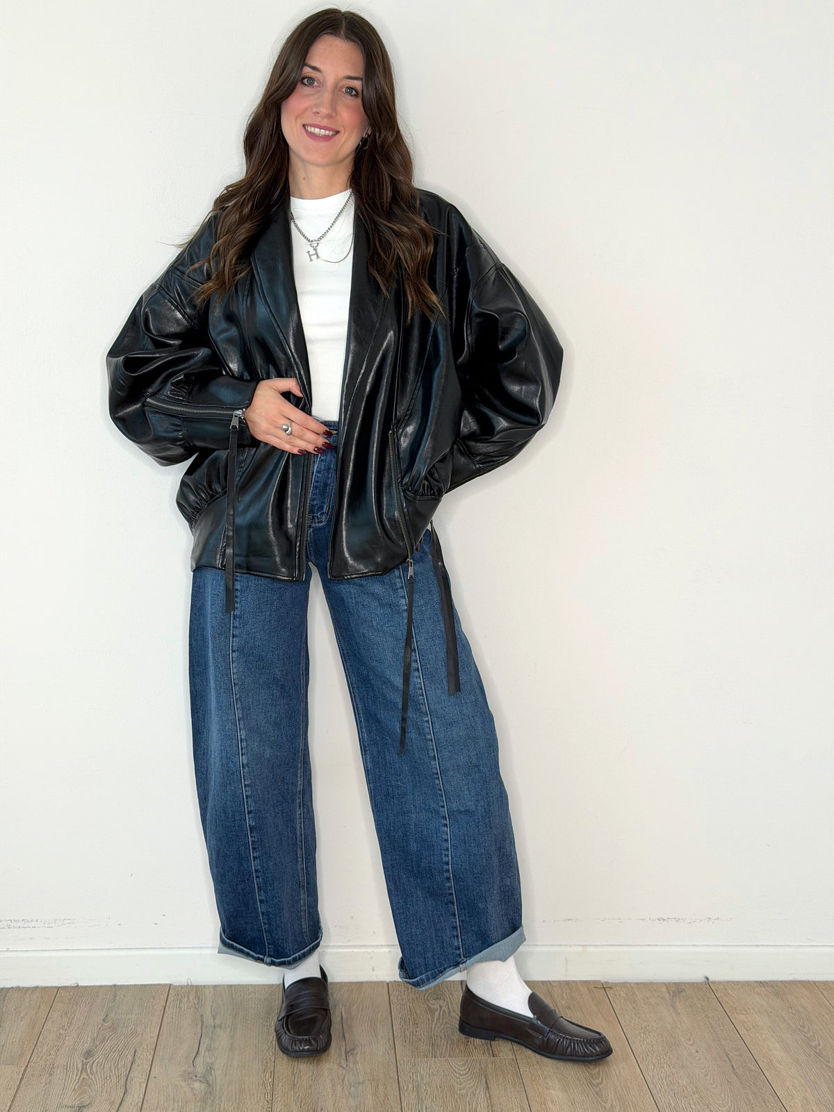 GIACCONE ECOPELLE OVERSIZE (PREMIUM QUALITY)