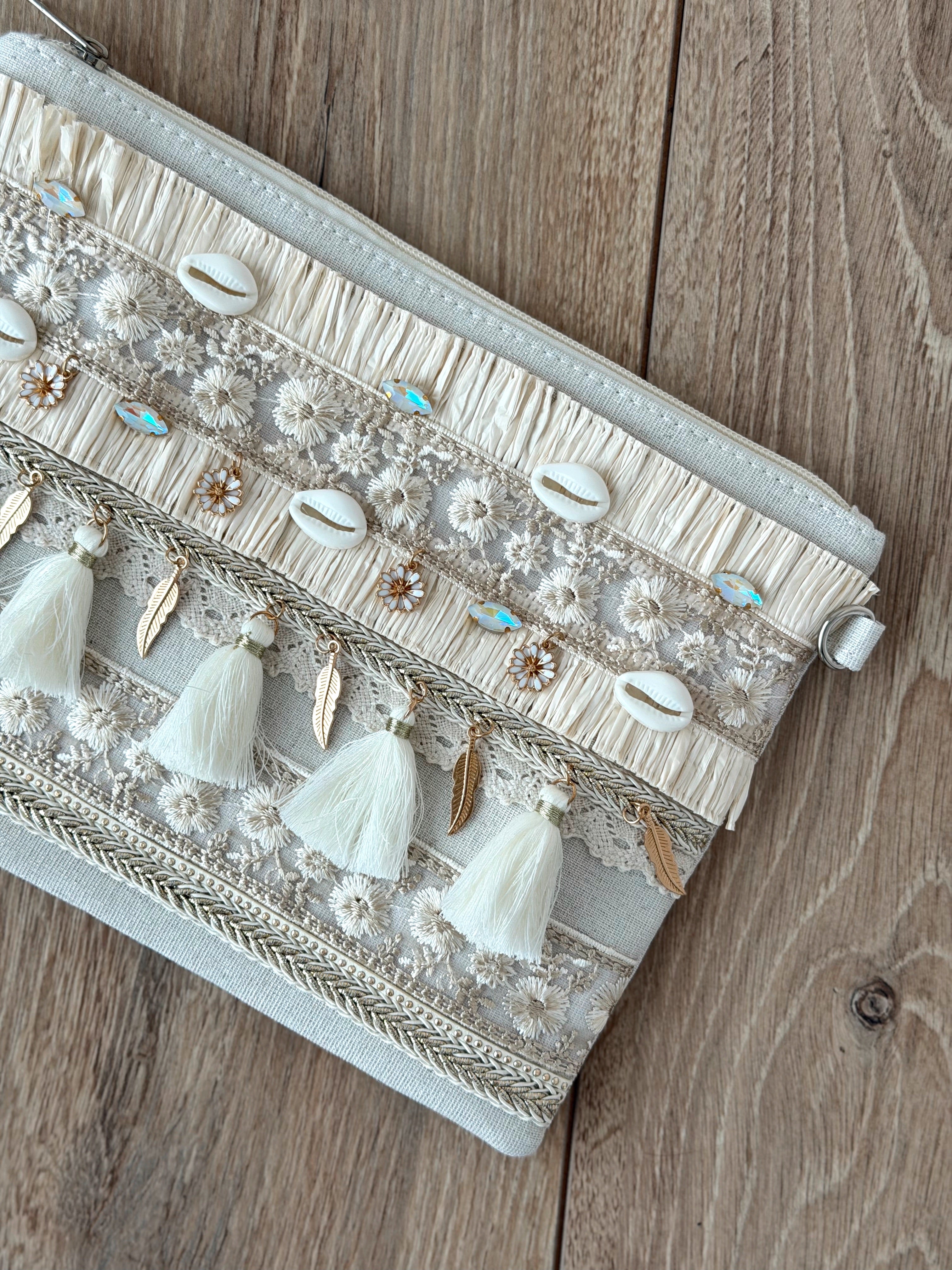 POCHETTE RAFIA & CONCHIGLIE