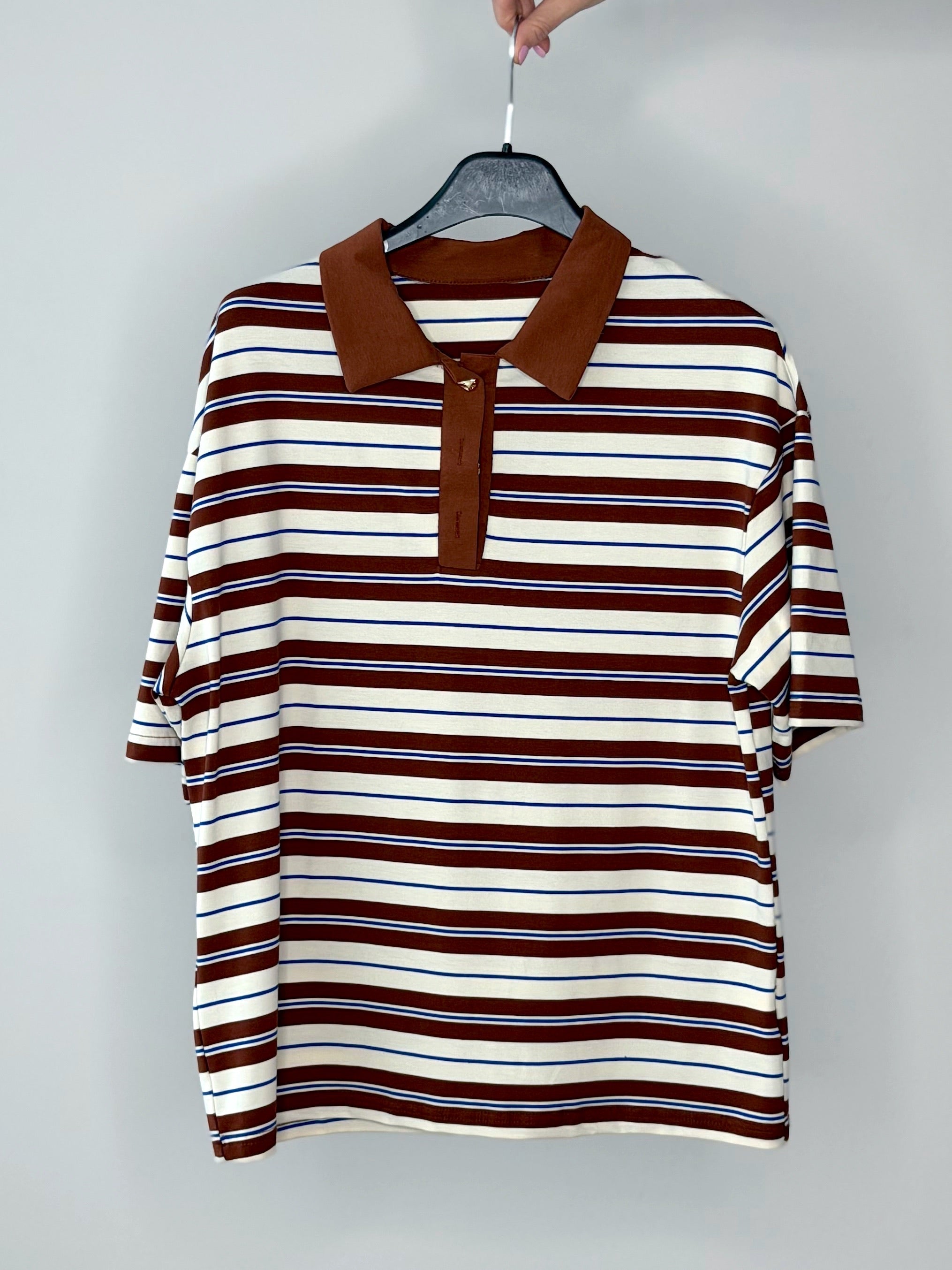 POLO OVERSIZE RIGHE