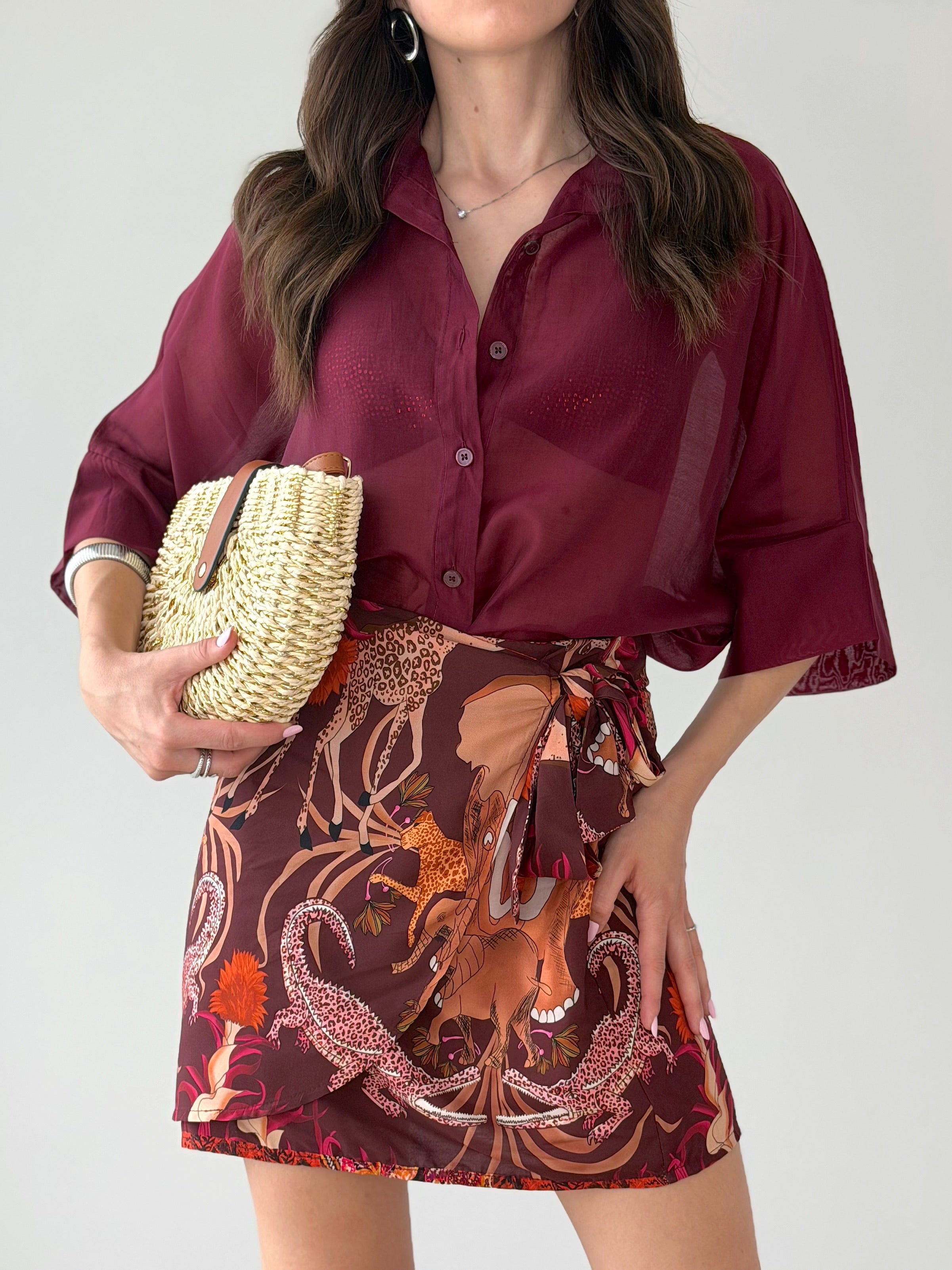 CAMICIA VELATA