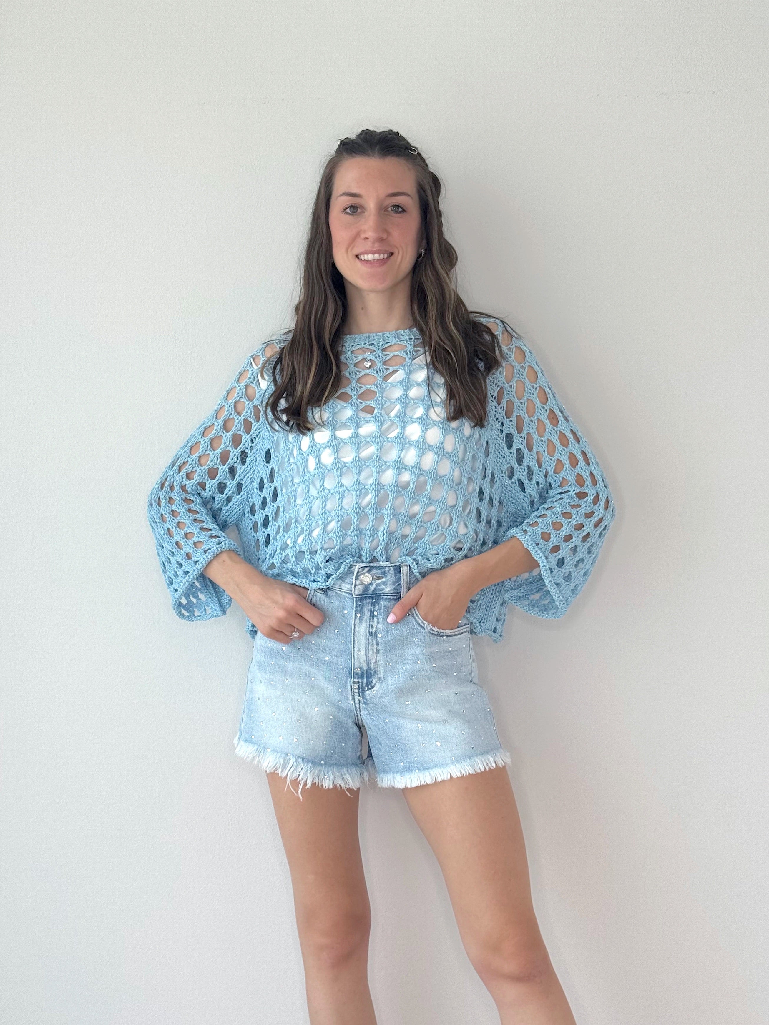 BLUSA A RETE VALENTINA