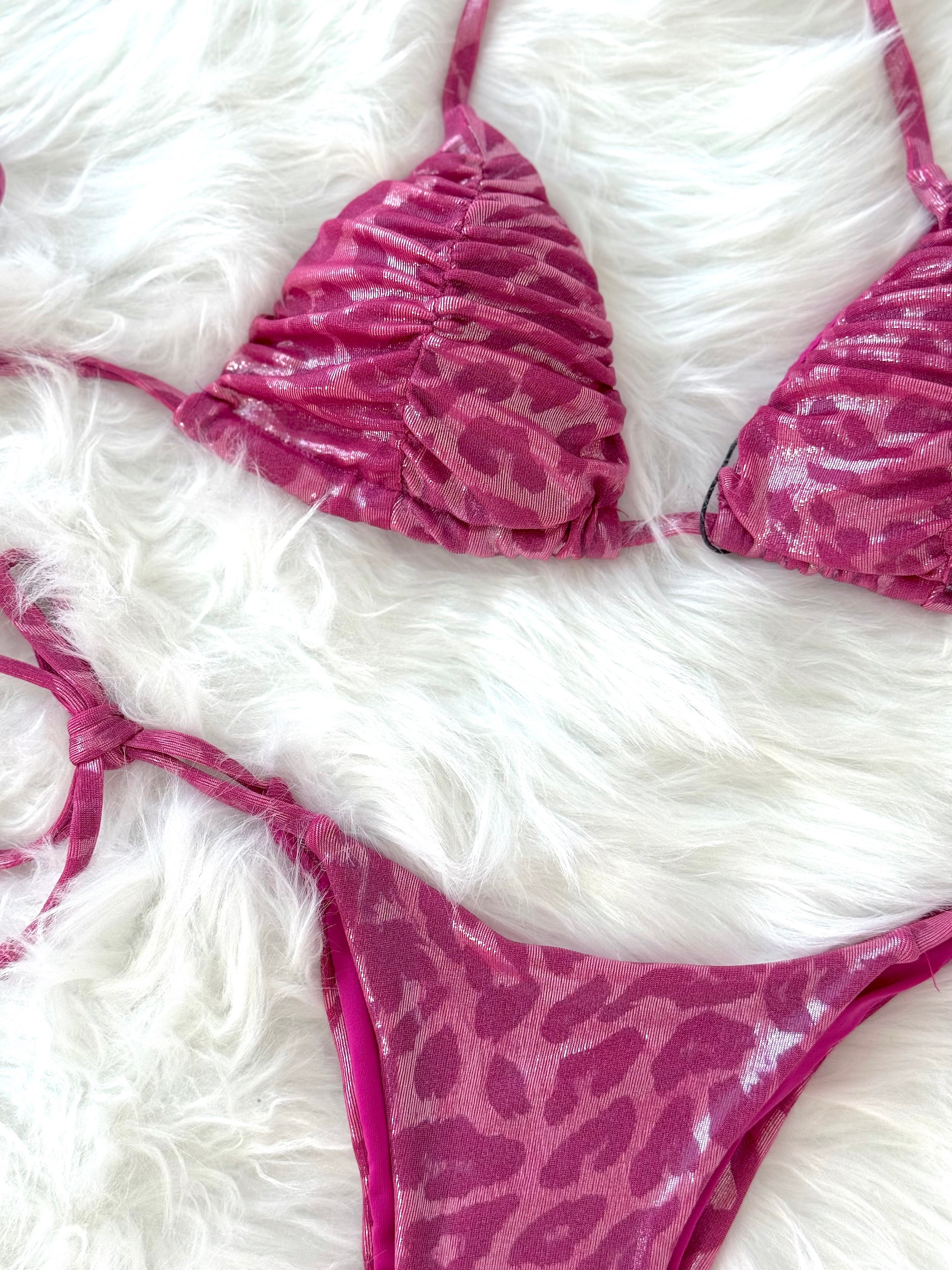 BIKINI METALLIC ANIMALIER