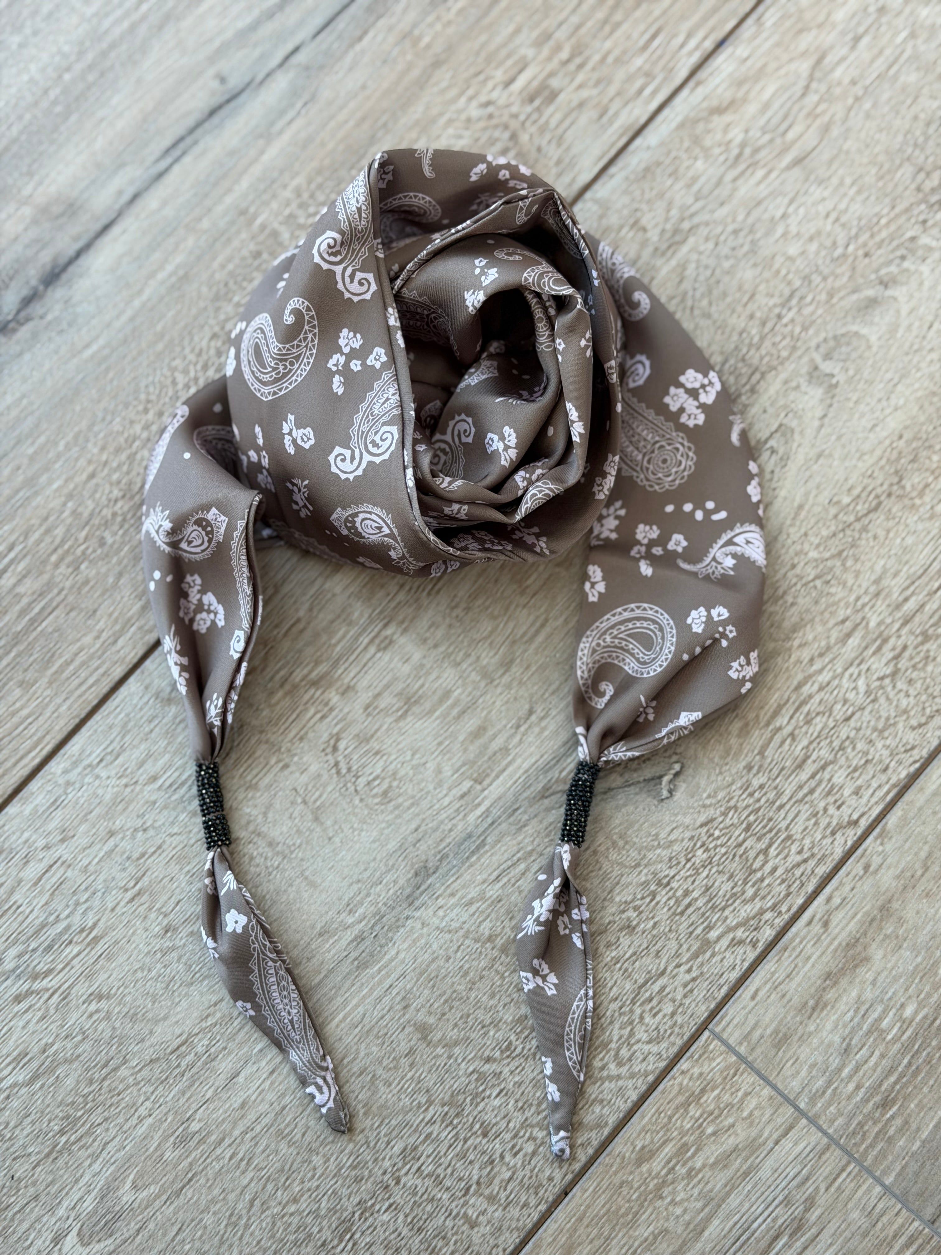 FOULARD RASO & PERLINE
