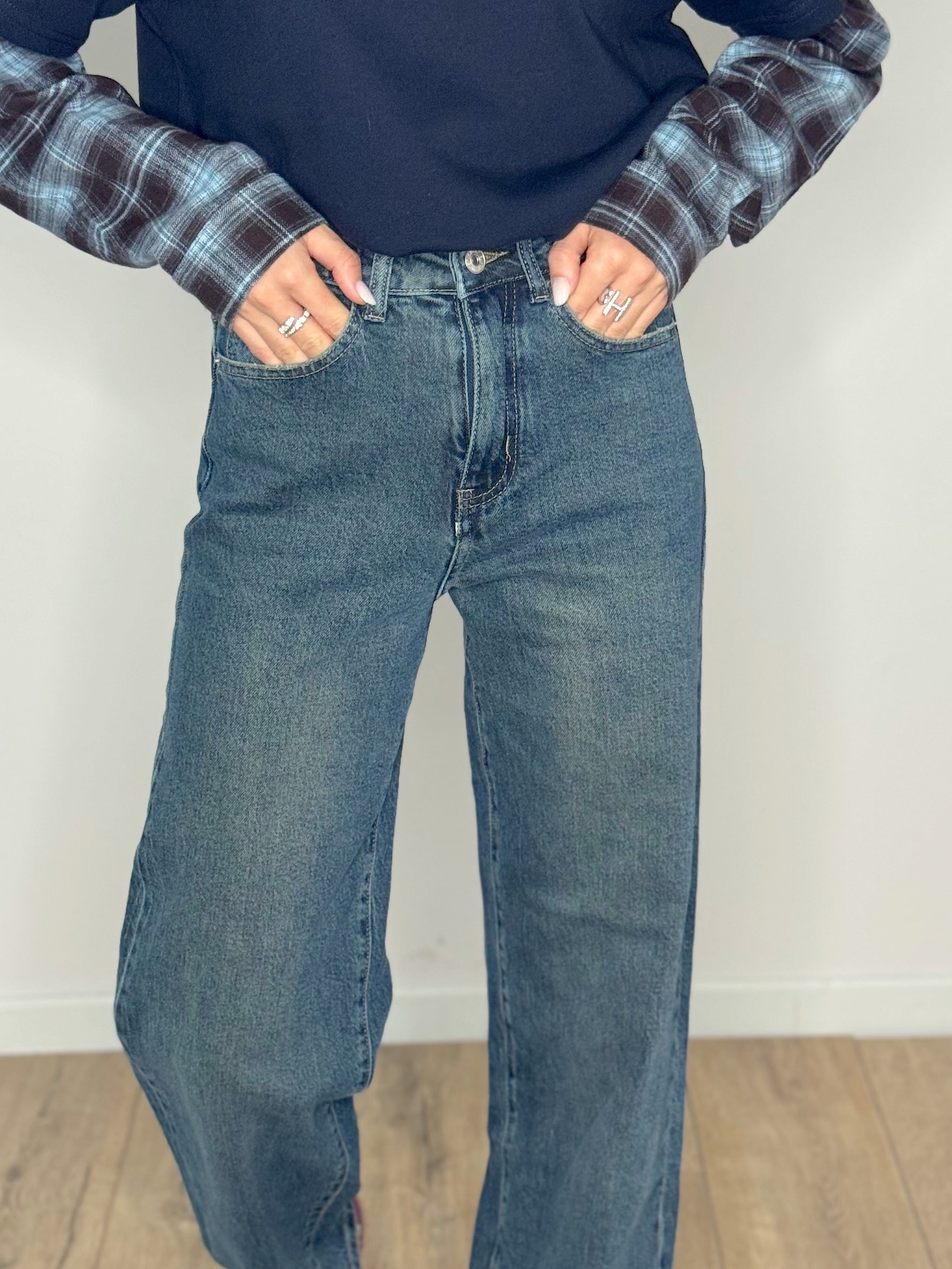 DENIM STRAIGHT SABBIATO VINTAGE