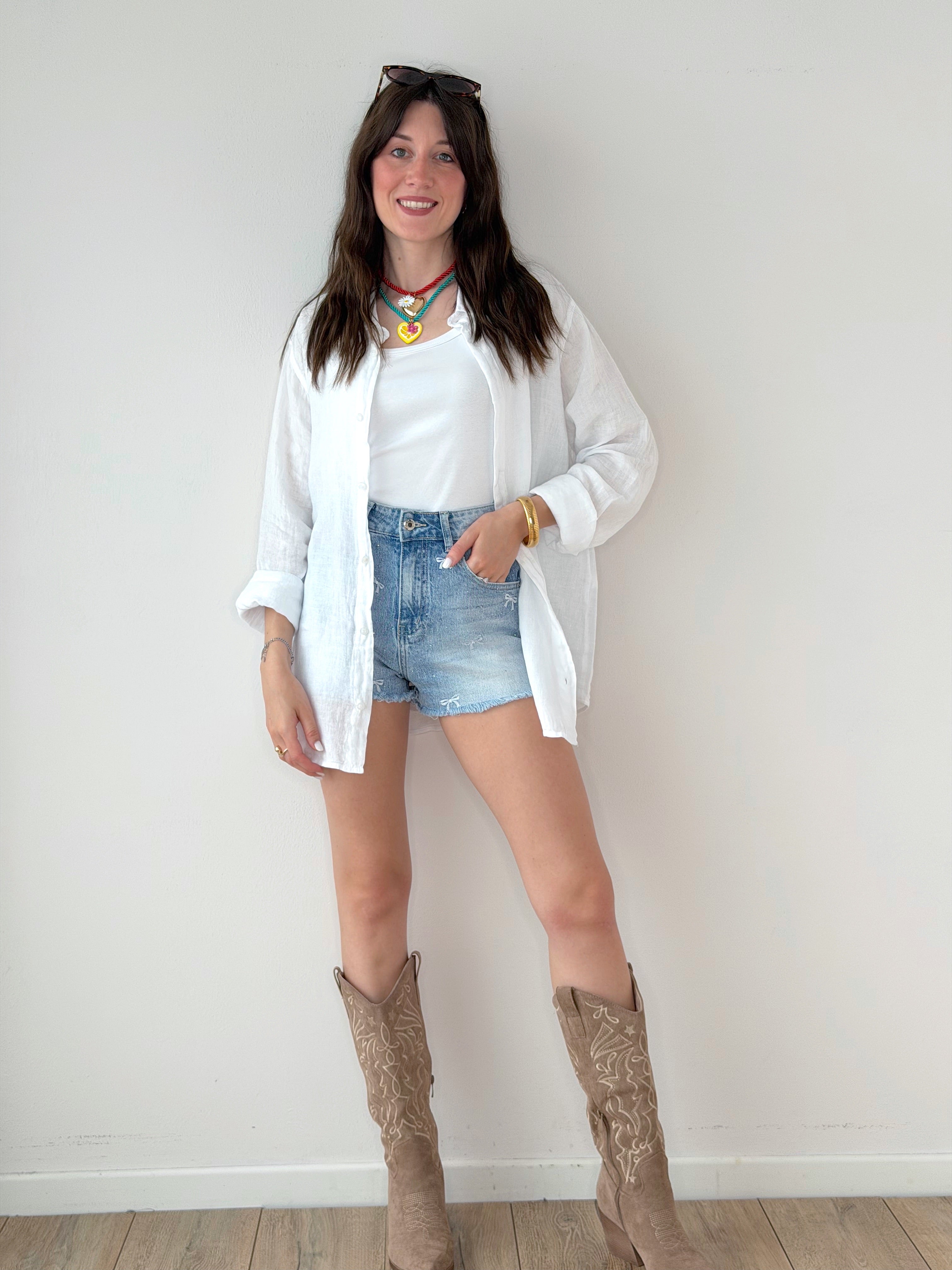 CAMICIA 100% LINO
