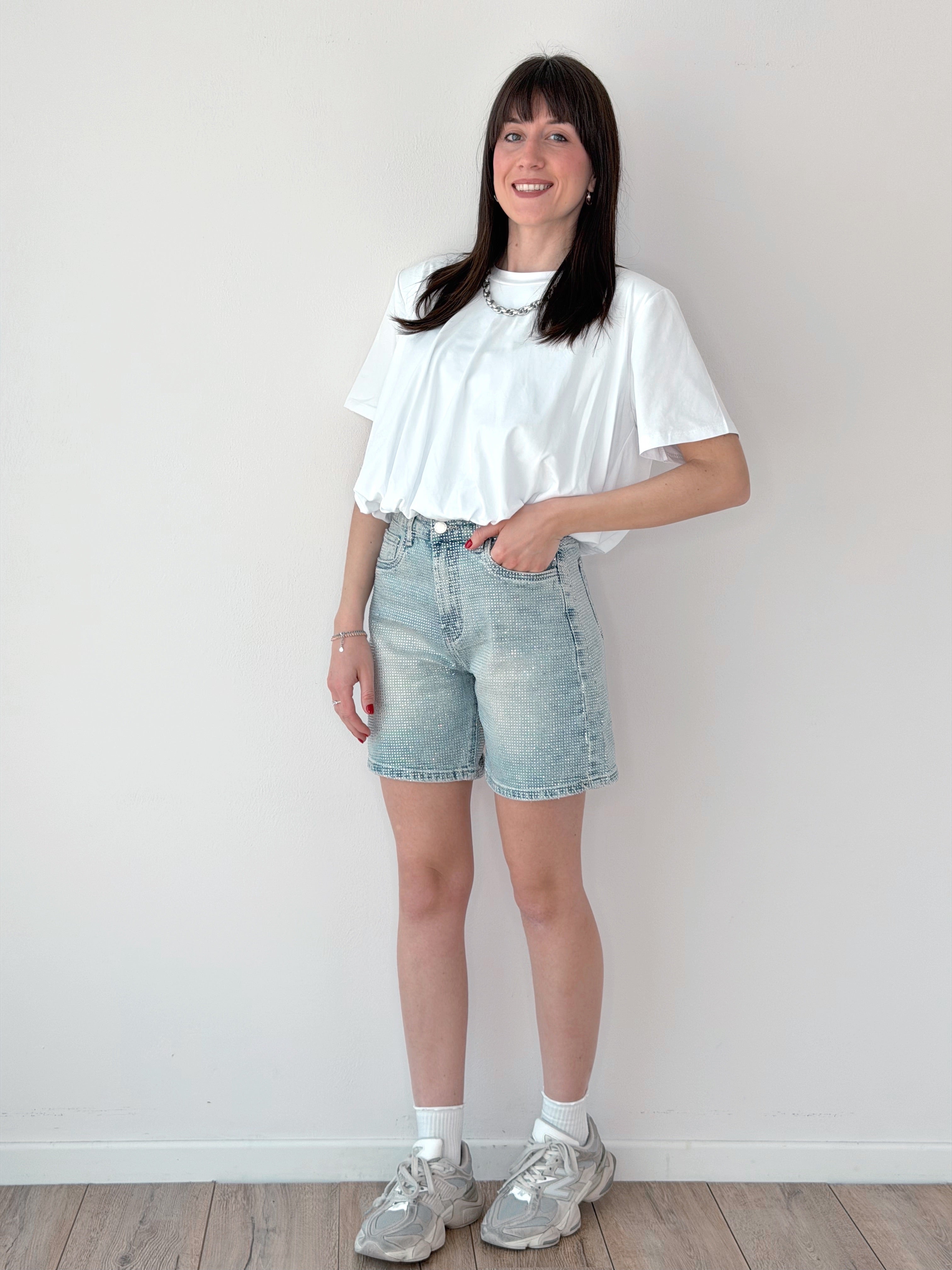 TSHIRT CROP ARRICIATA