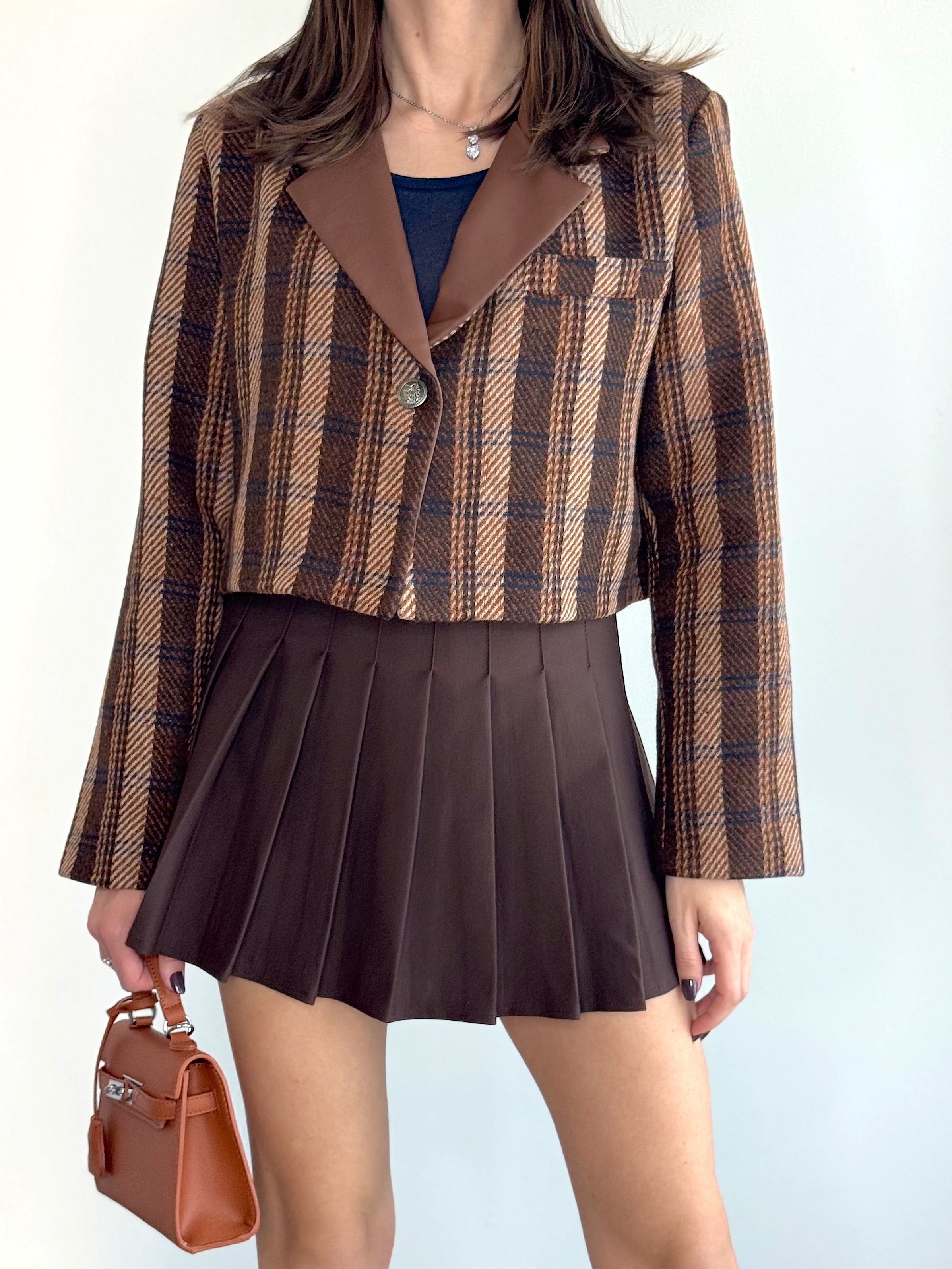 GONNA PANTALONCINO PIEGHE