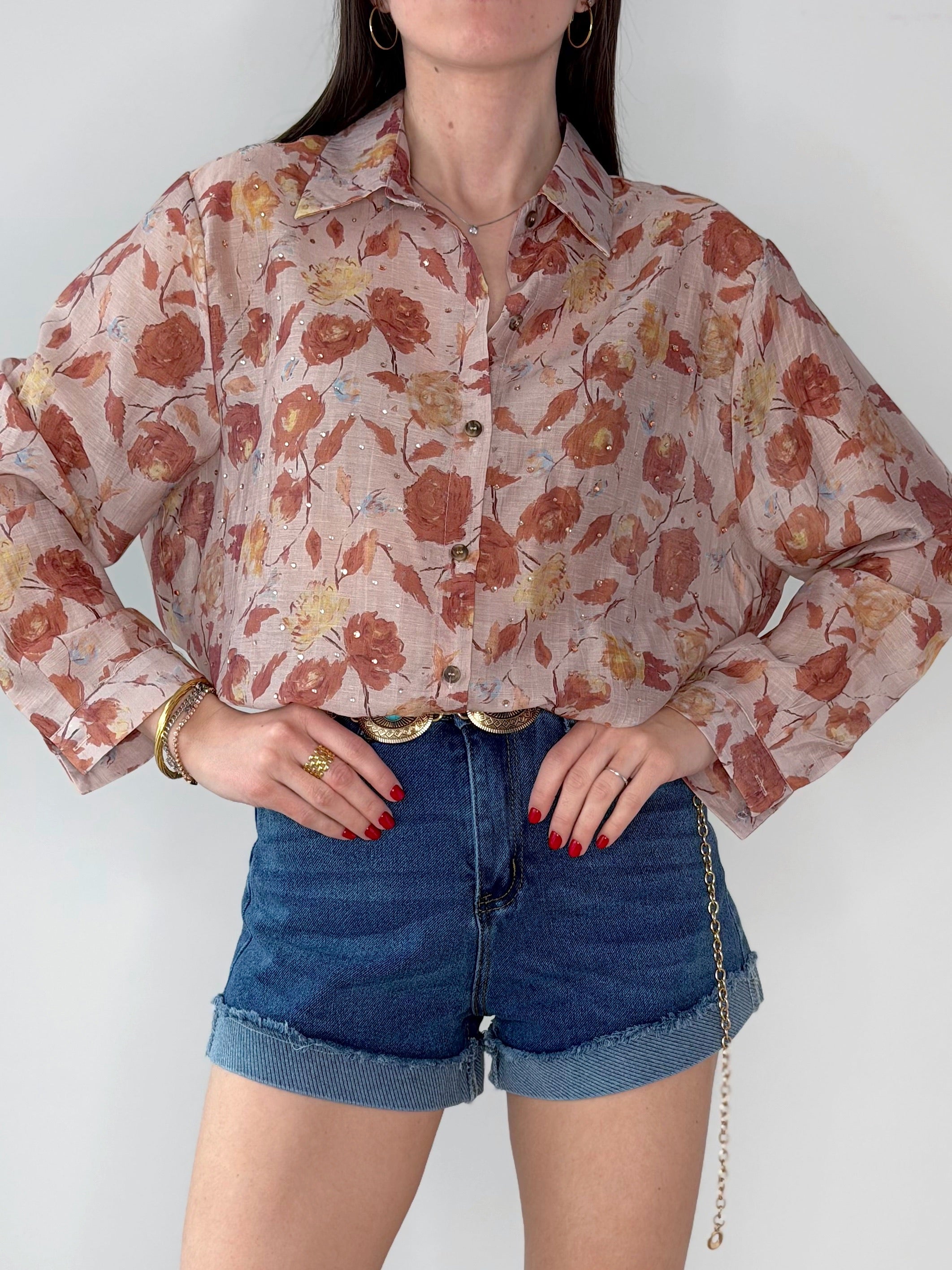 CAMICIA GIORGIA ( CON STRASS )