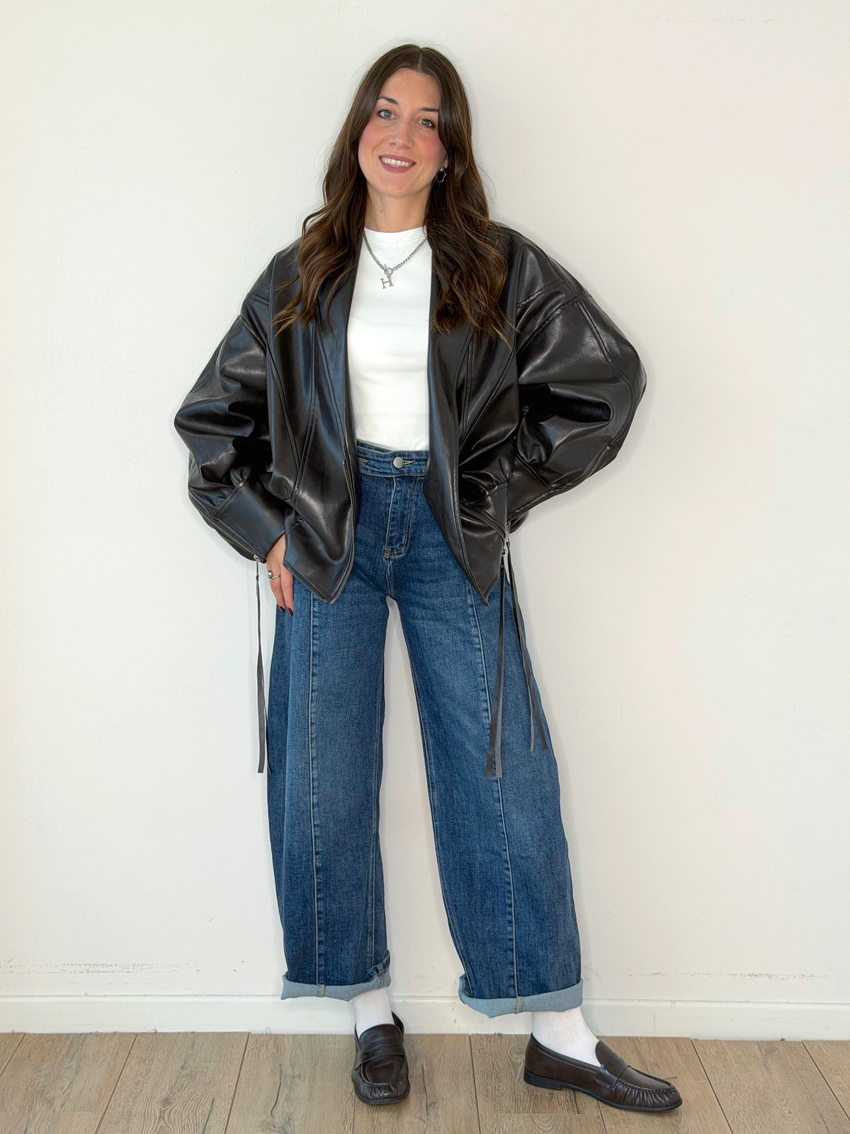 GIACCONE ECOPELLE OVERSIZE (PREMIUM QUALITY)