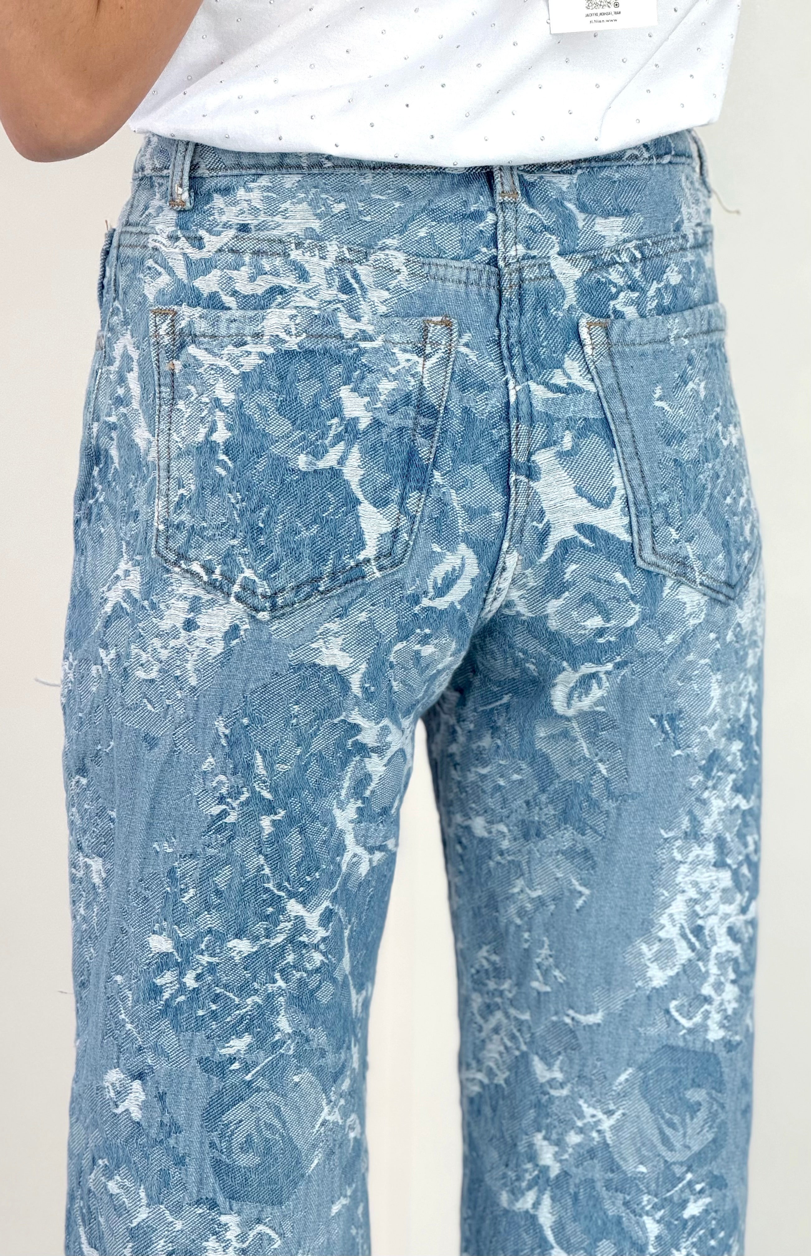Denim Cloe lavorato lavaggio chiaro 3