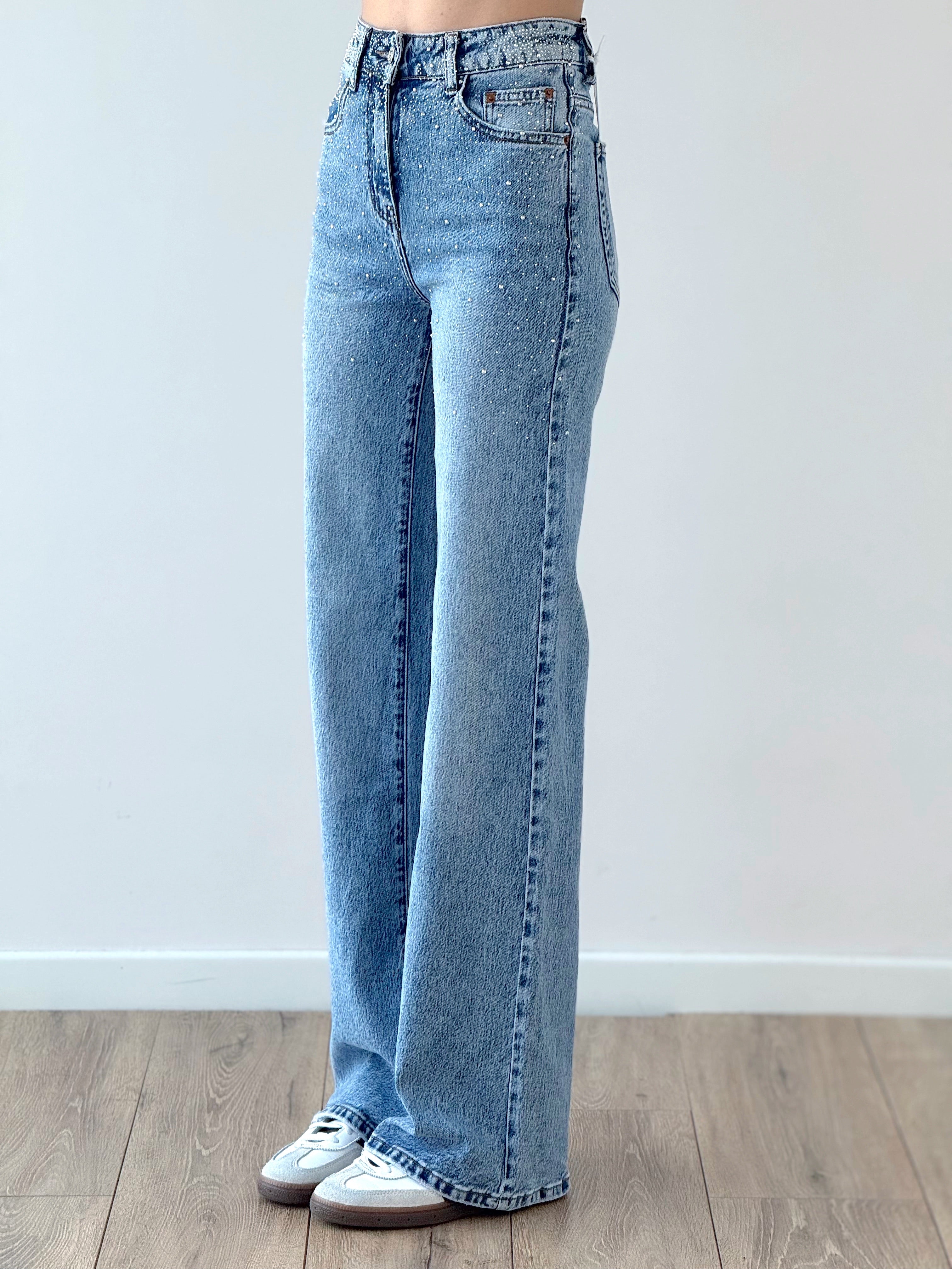 Denim Elettra strass 1