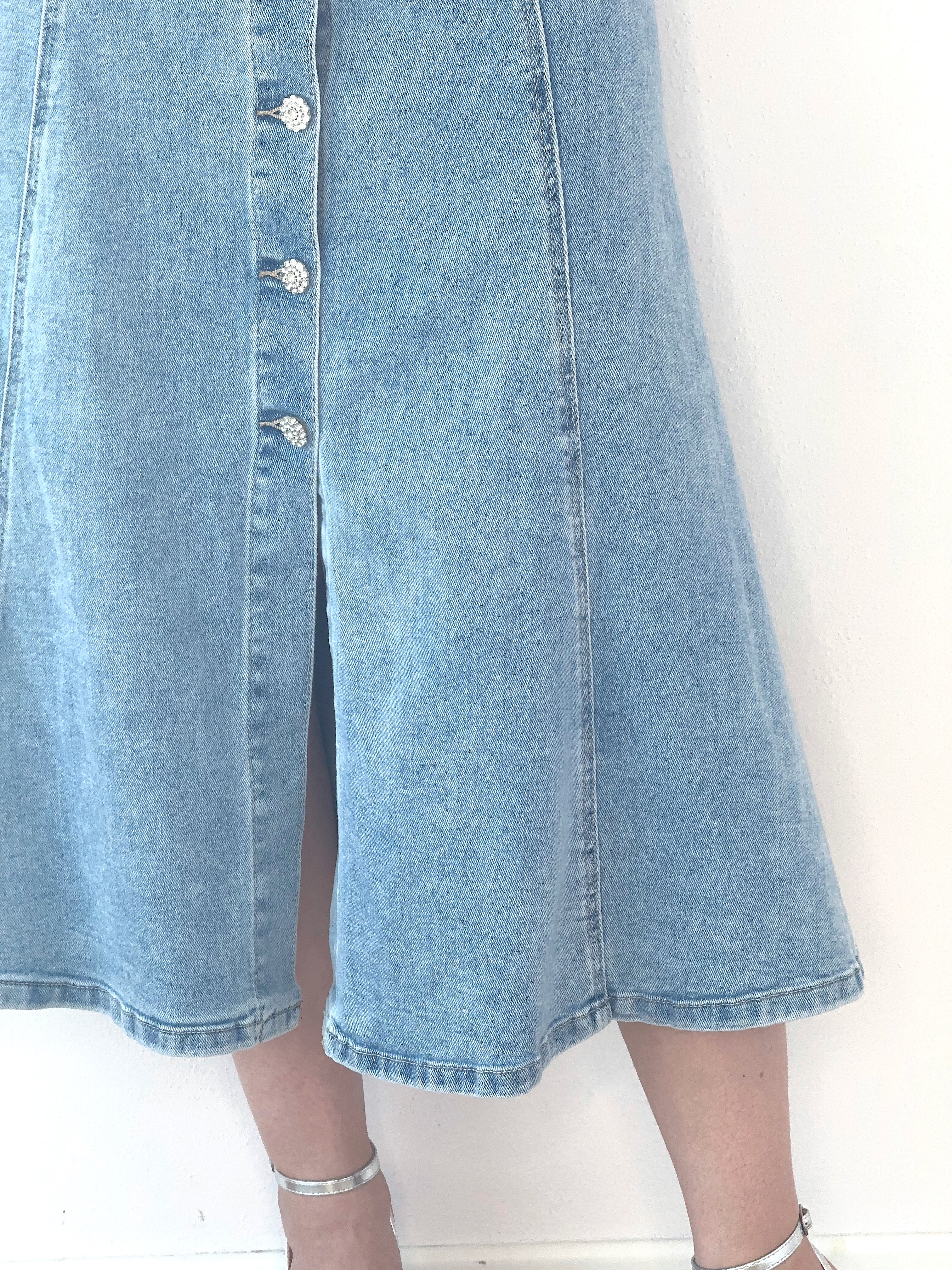 Abito Denim gioiello Elodie