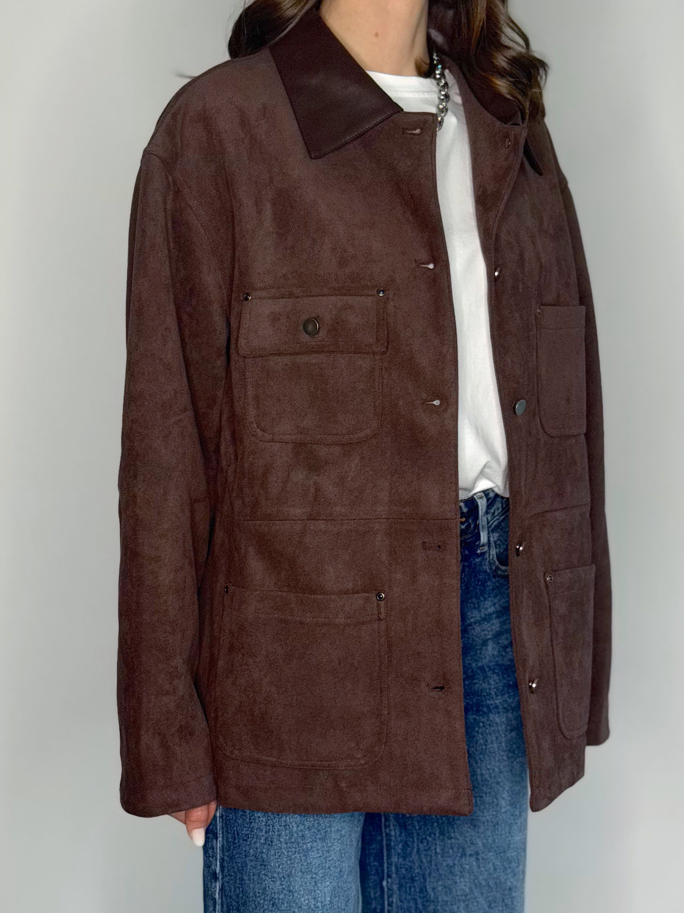 GIACCONE ECO CAMOSCIO MONIQUE