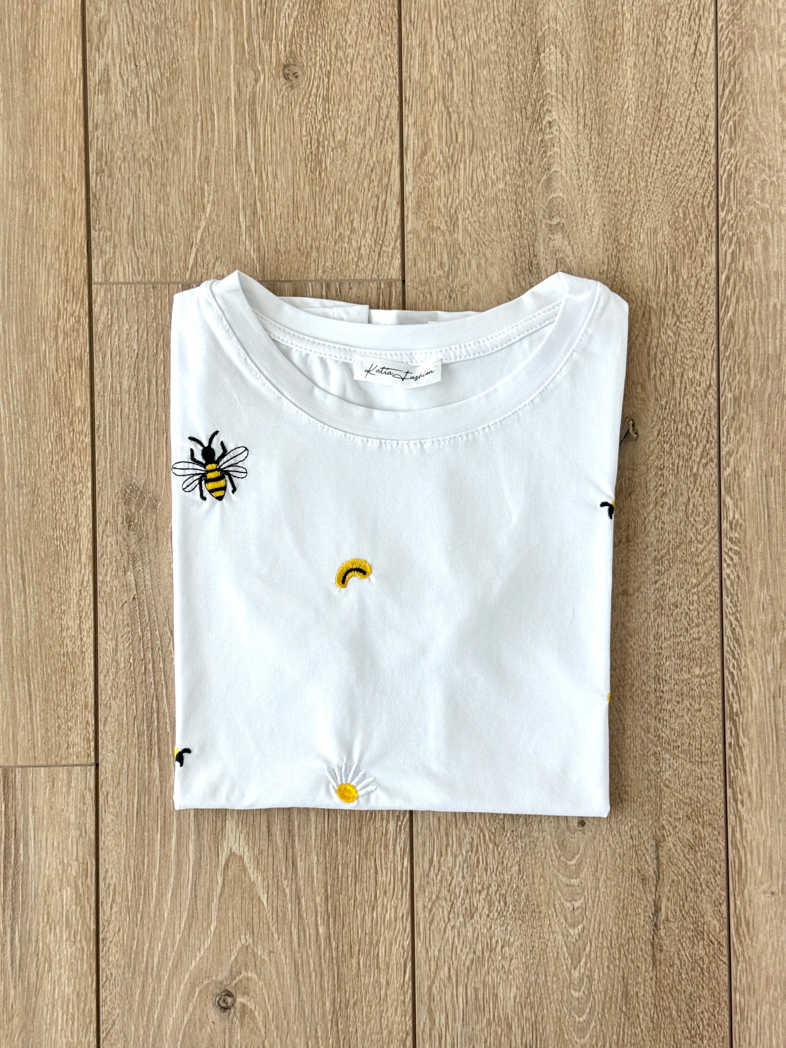 TSHIRT FANTASIA RICAMATA