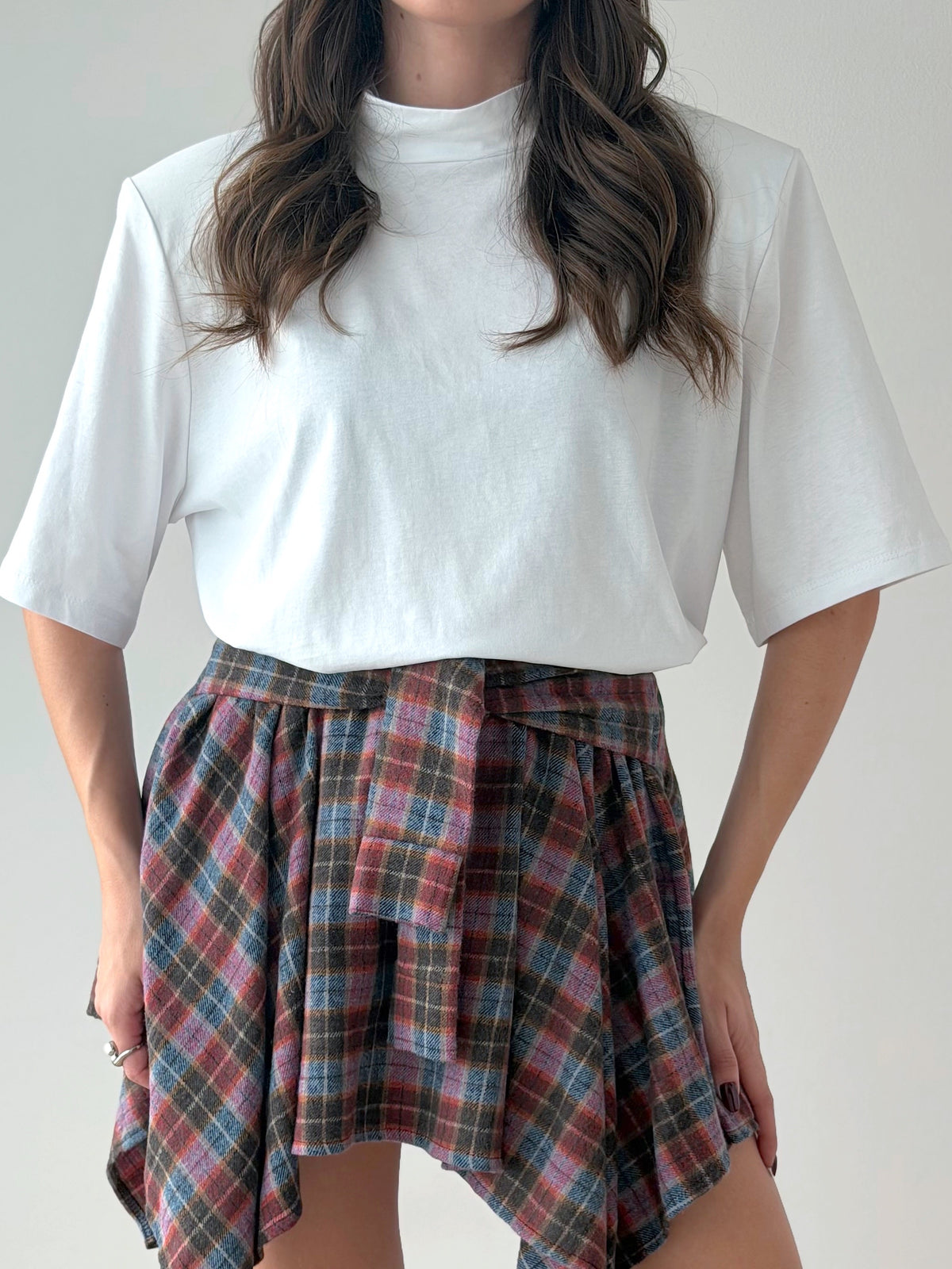 T-SHIRT LUPETTO OVER CON SPALLINE BY JUST WEST