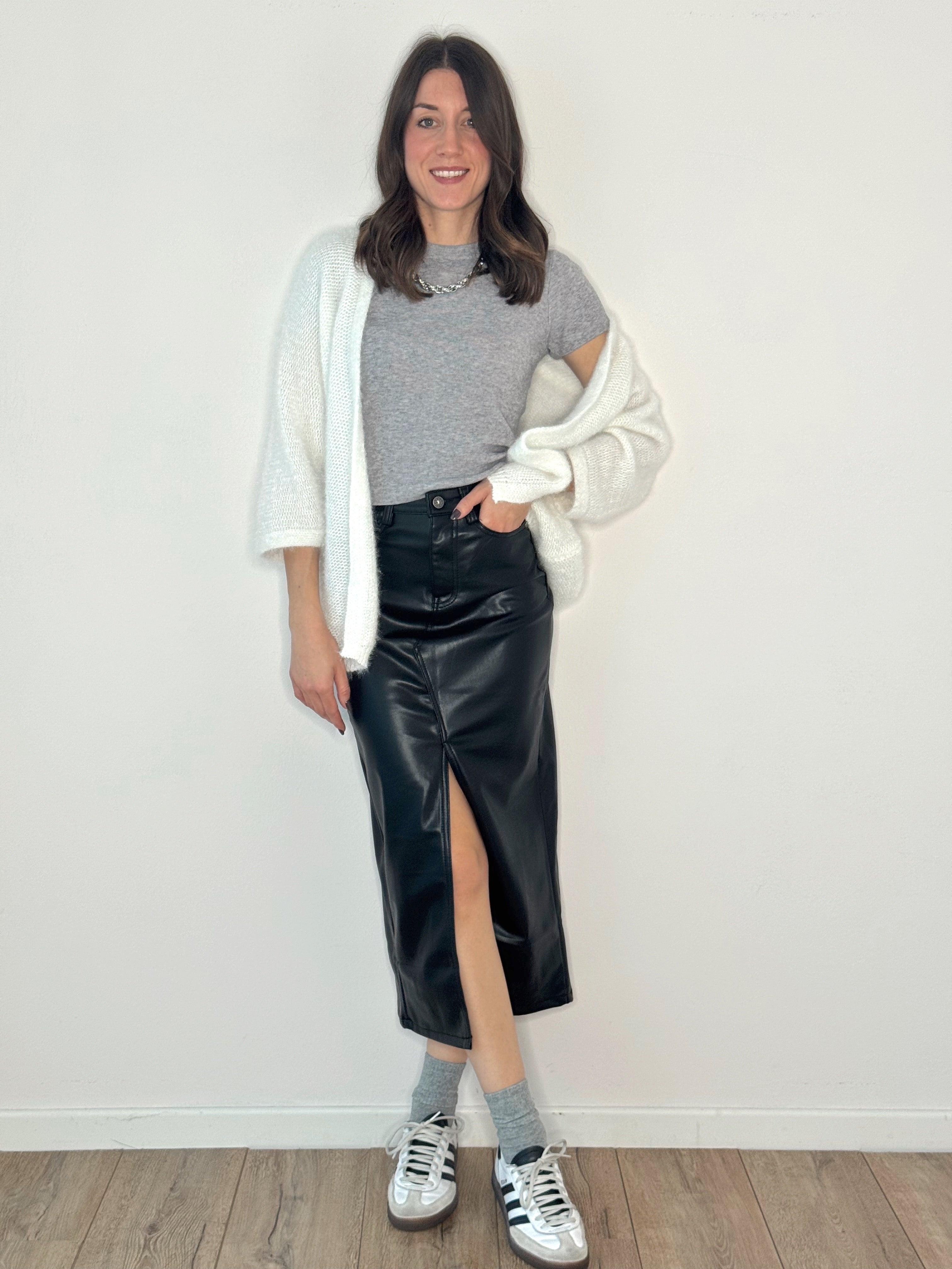 CARDIGAN PELUCHE WHITE