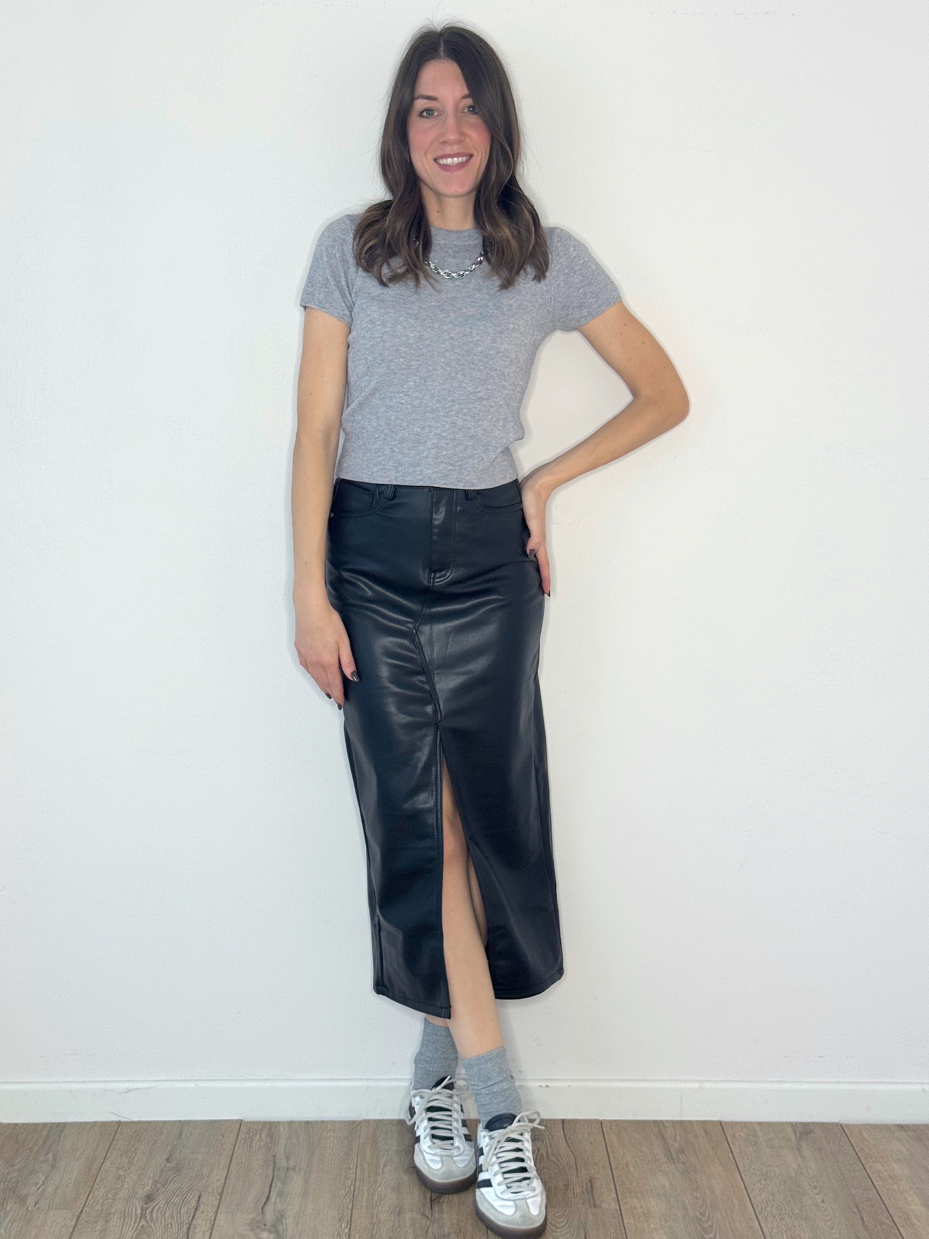 GONNA ECOPELLE CON SPACCO