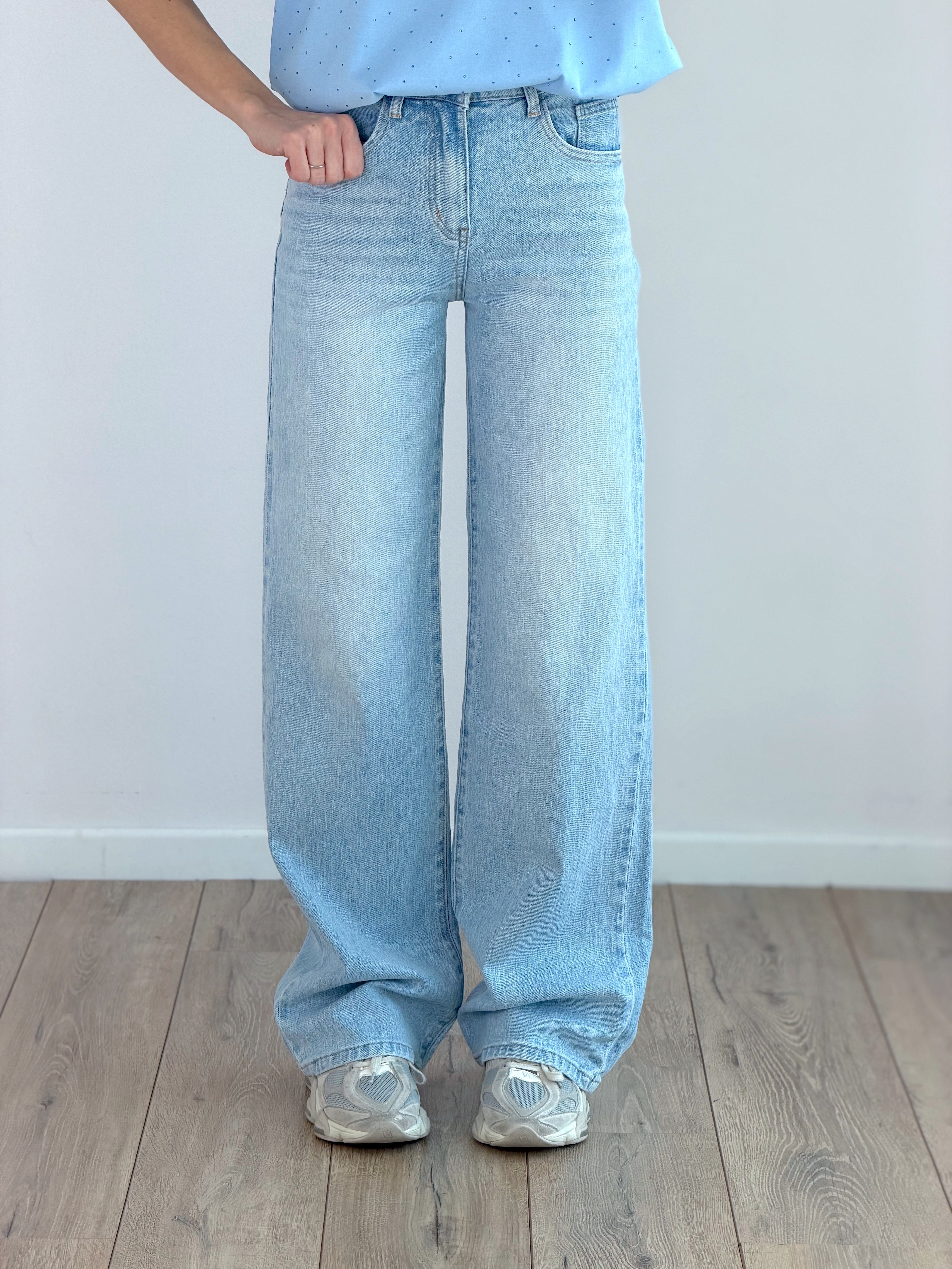 DENIM LONG WIDE LEG